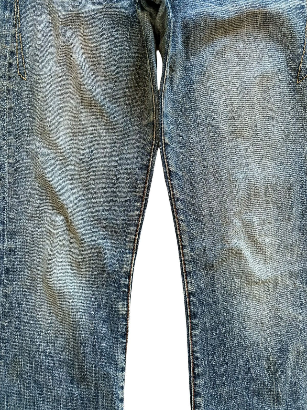 Japanese Brand SALES🔥Vintage Japanese Mud Wash Distressed Flare Jeans Size 30" / US 8 / IT 44 - 5 Thumbnail