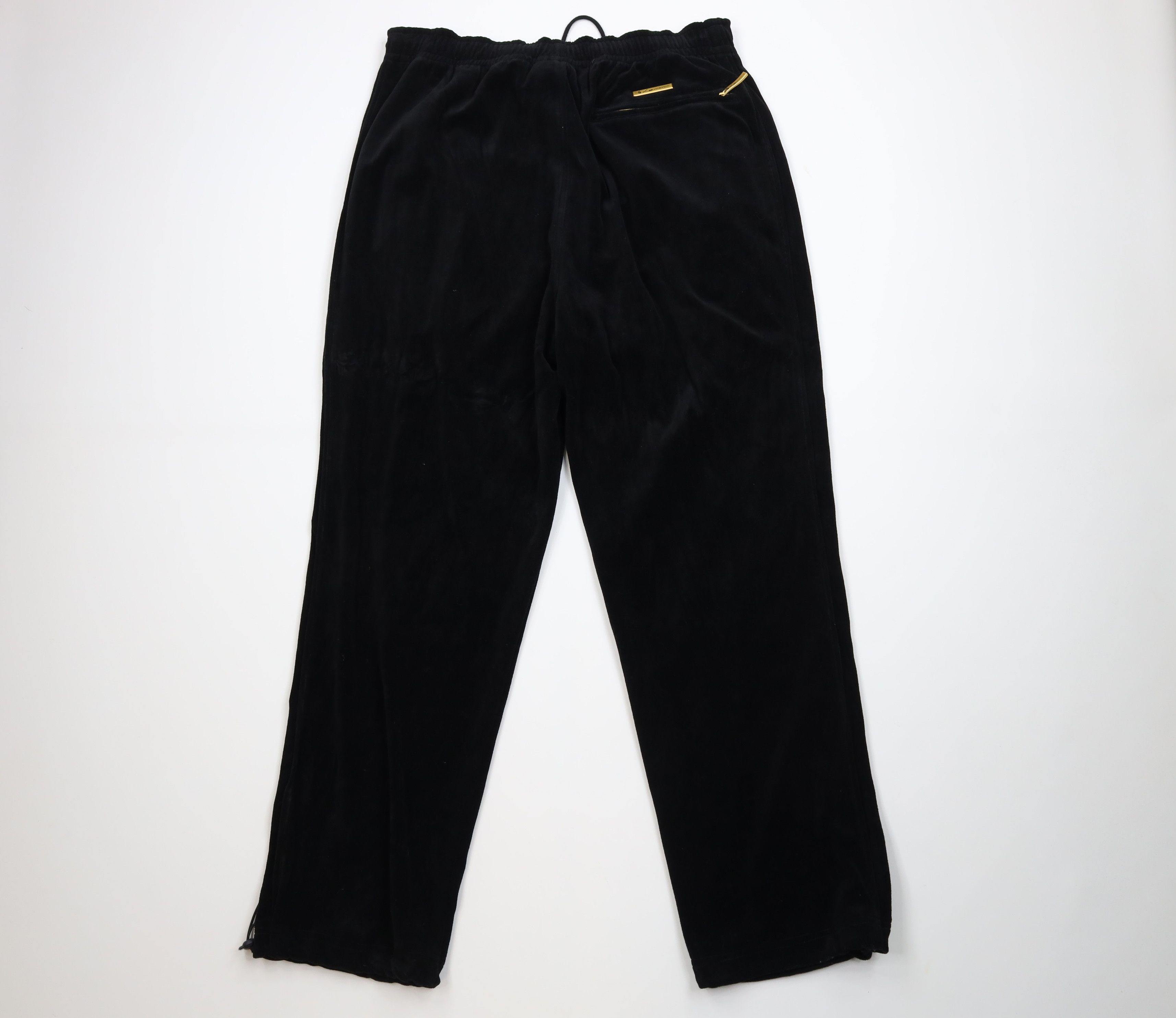 Vintage Vintage Y2K Streetwear Adjustable Wide Leg Velour Sweatpants Size US 36 / EU 52 - 10 Thumbnail