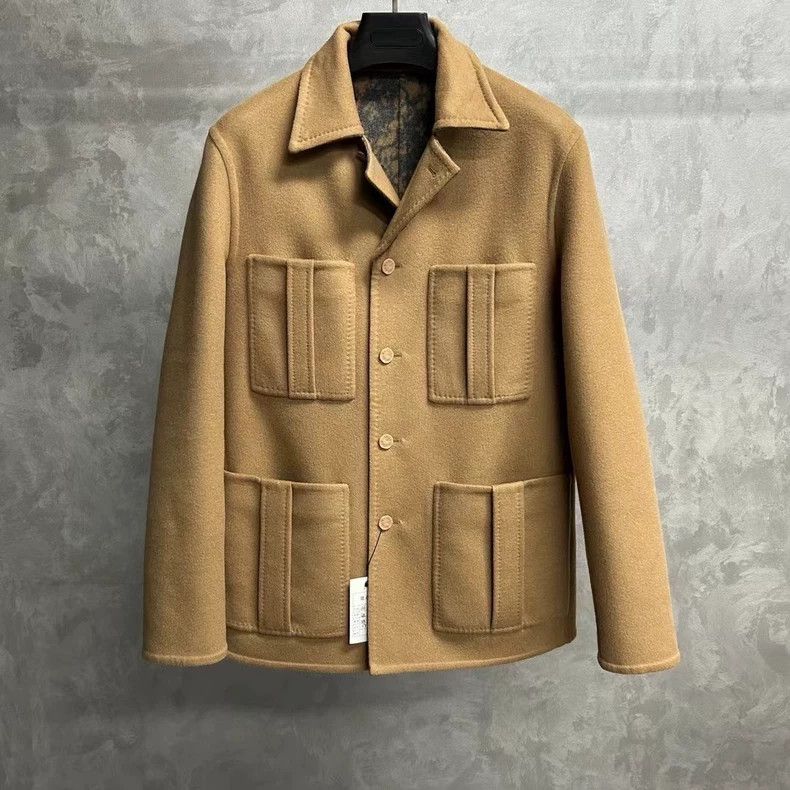 Louis Vuitton Louis Vuitton Brown wool reversible jacket with full-print Size US M / EU 48-50 / 2 - 2 Thumbnail