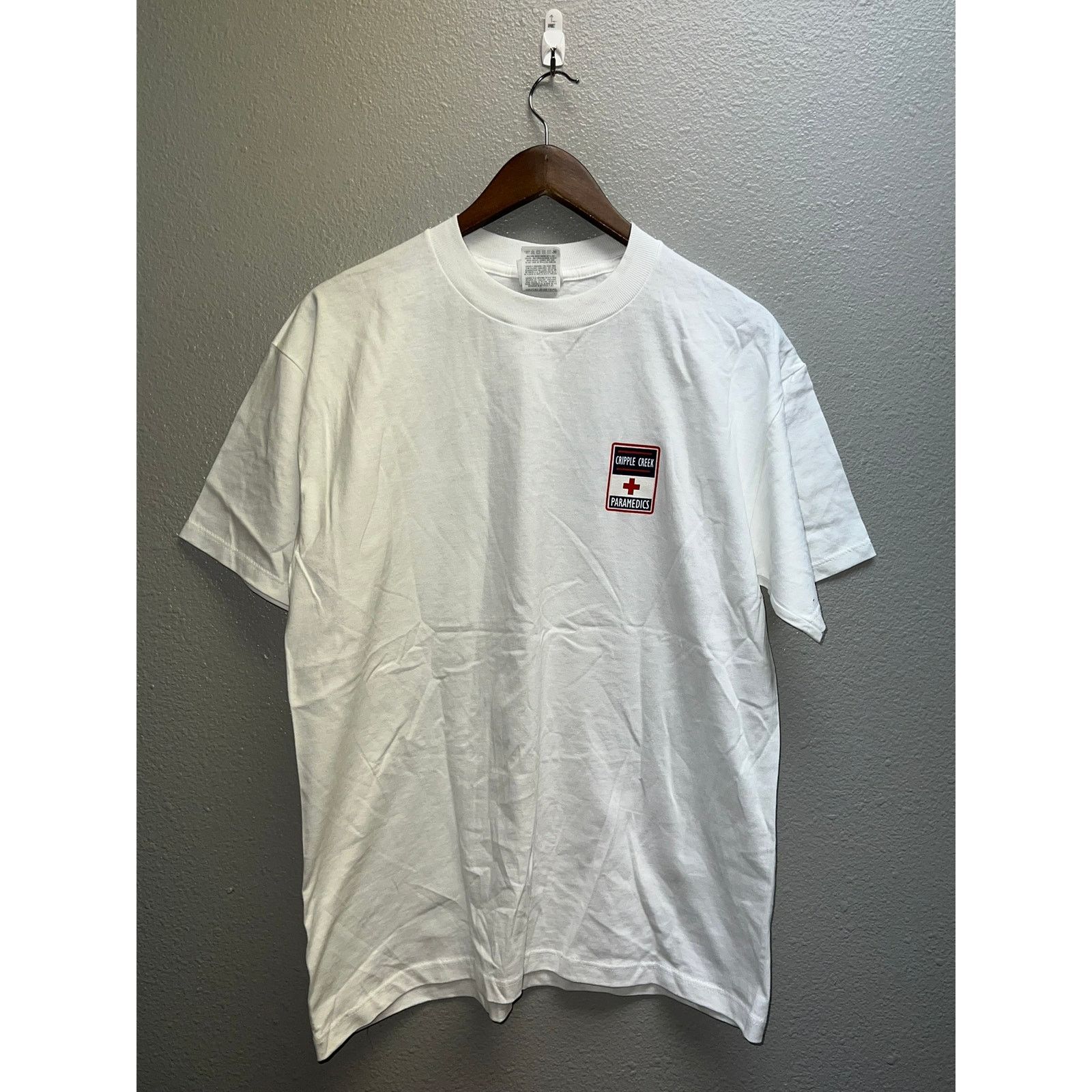 Jerzees Vintage Cripple Creek Shirt Paramedics Medic White Tee 90s M Size US M / EU 48-50 / 2 - 2 Thumbnail
