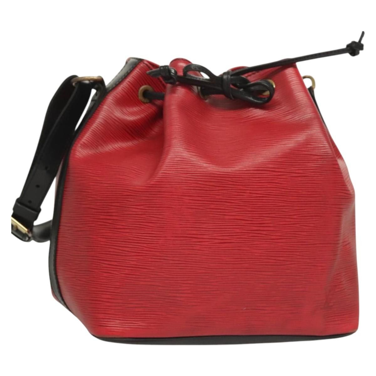 Louis Vuitton LOUIS VUITTON Epi Petit Noe Shoulder Bag Red M44107 Size ONE SIZE - 1 Thumbnail