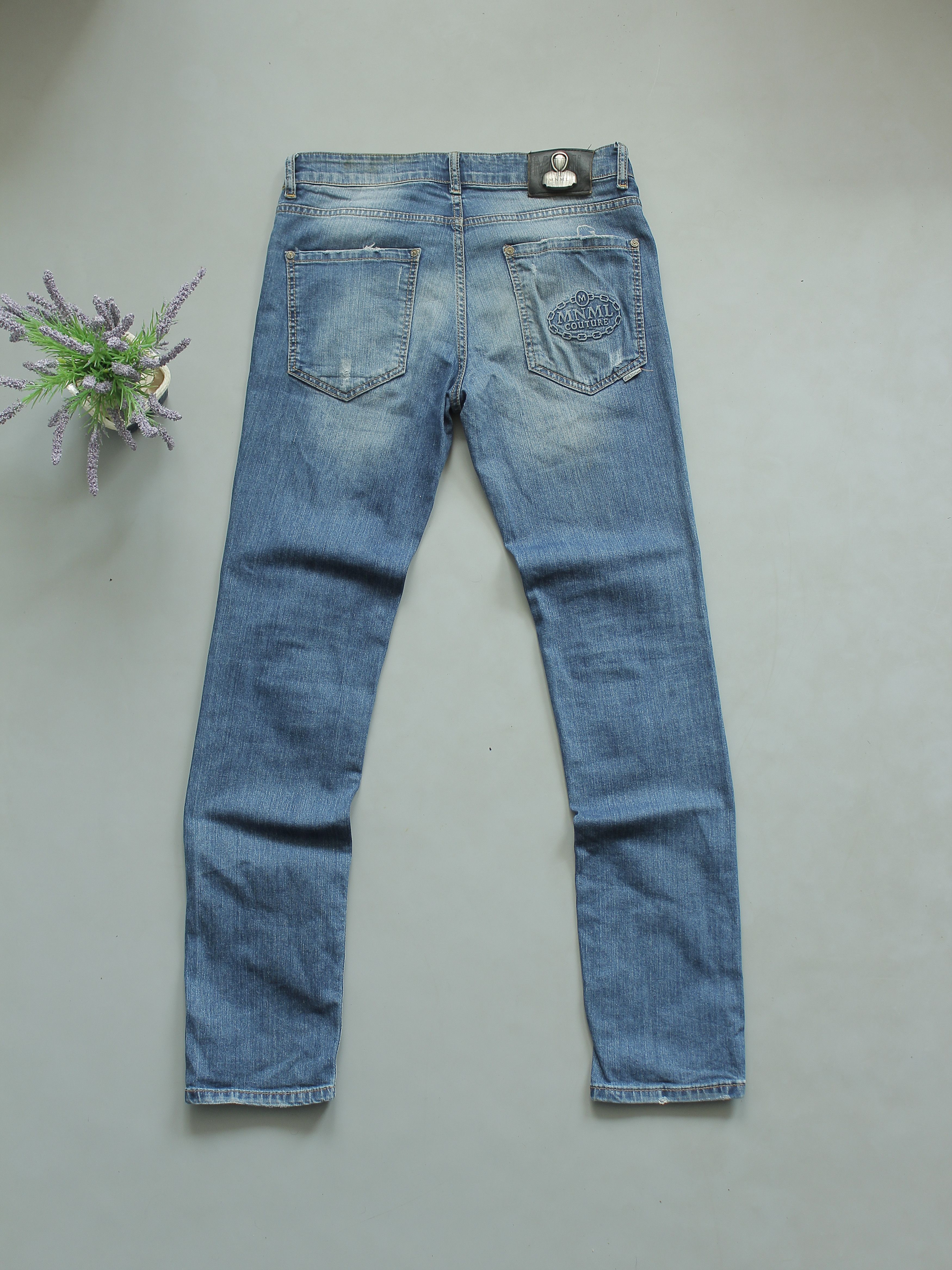 MNML MNML SLIM FIT JEANS 👖 32 33 DISTRESSED Size US 33 - 11 Thumbnail