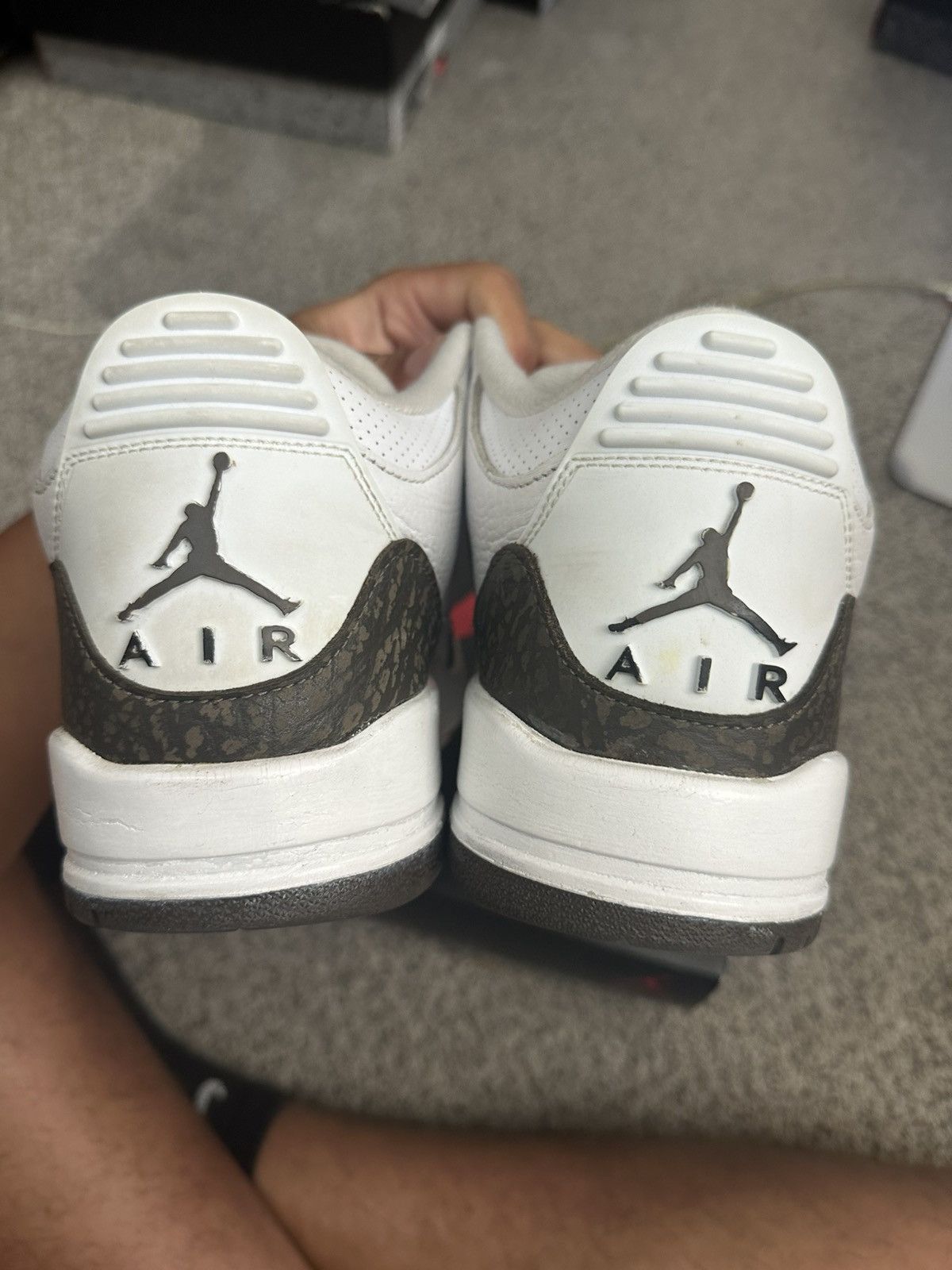 Jordan Brand Air jordan 3 mocha white latte brown chocolate - size 9.5 Size US 9.5 / EU 42-43 - 5 Thumbnail