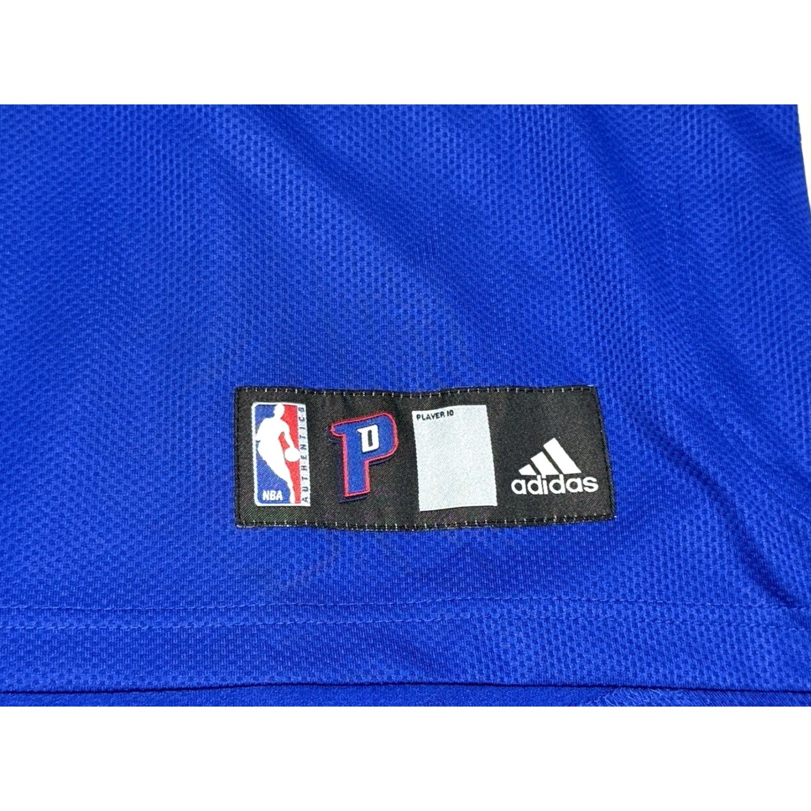 Adidas VINTAGE Adidas Detroit Pistons NBA Basketball Warm Up Shooting Shirt Long Sleeve Adult Medium Blue Mens Size US M / EU 48-50 / 2 - 3 Thumbnail