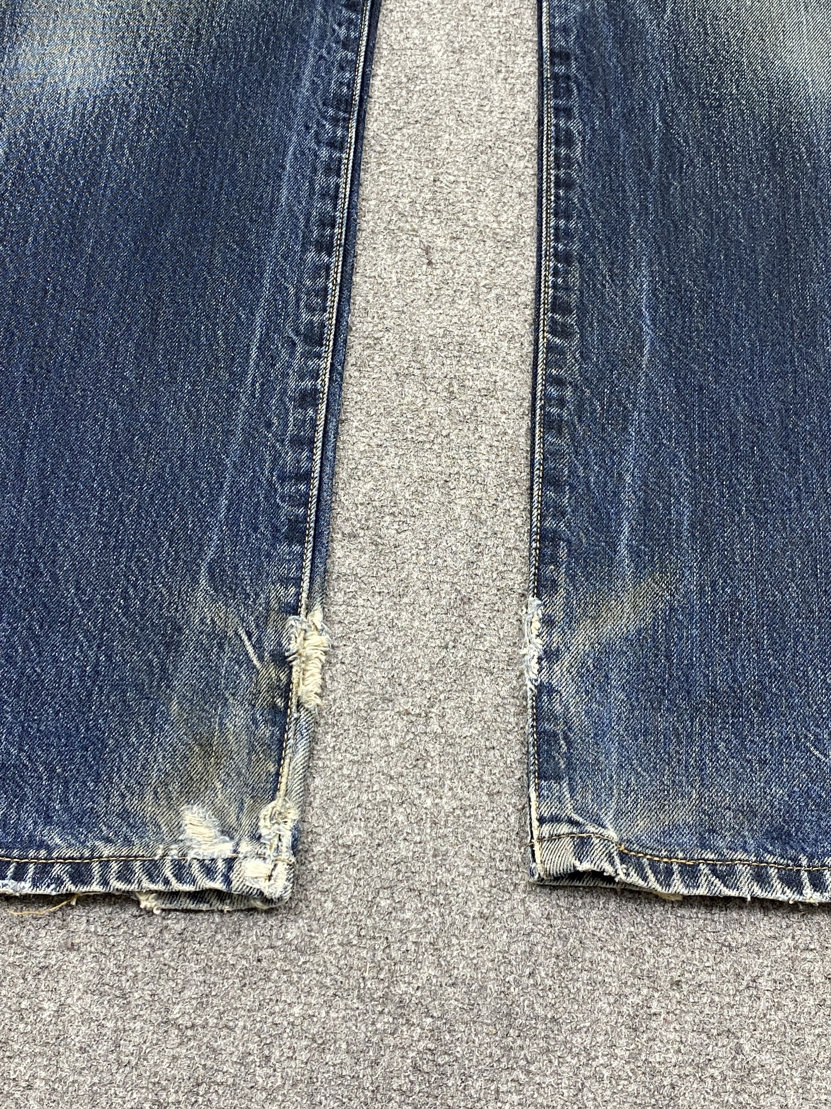 Levi's Distressed Vintage Levis 501 Blue Jeans DP2718 Size US 30 / EU 46 - 16 Thumbnail