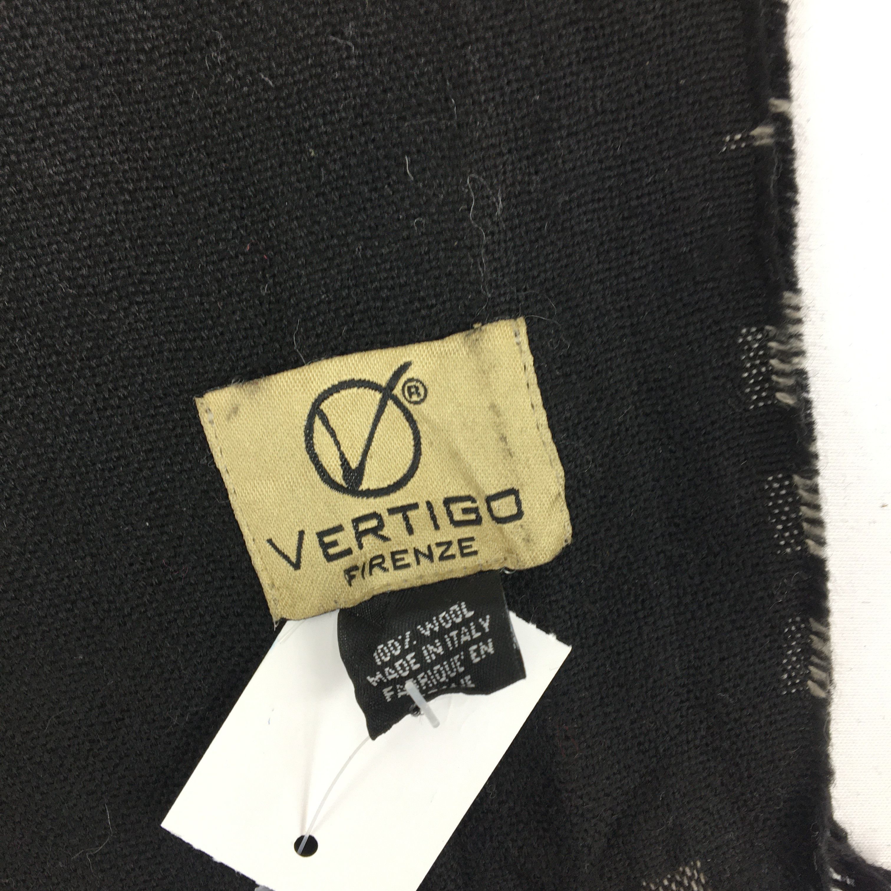 Vintage Vintage Vertigo Firenze Scarf Muffler Wool Cashmere. Size ONE SIZE - 4 Thumbnail