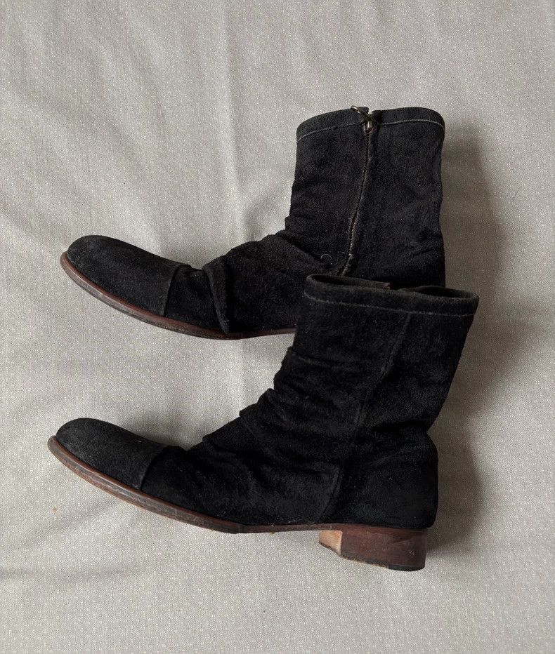 Yohji Yamamoto Vintage Alfredo Bannister Suede Ankle Boots-2506 Size US 8.5 / IT 38.5 - 2 Thumbnail
