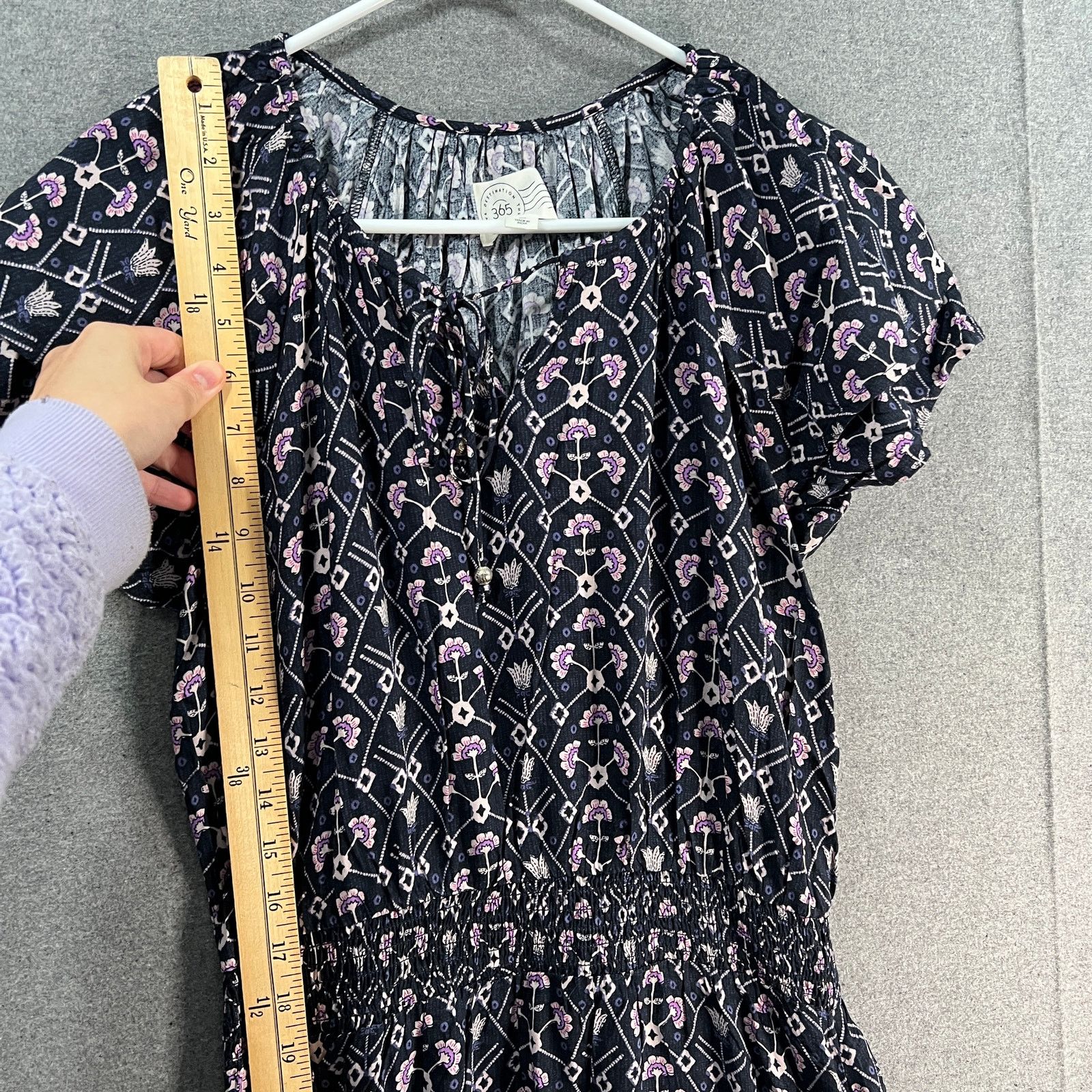 Other Destination 365 Printed Short-Sleeve Midi Dress Size XS / US 0-2 / IT 36-38 - 7 Thumbnail