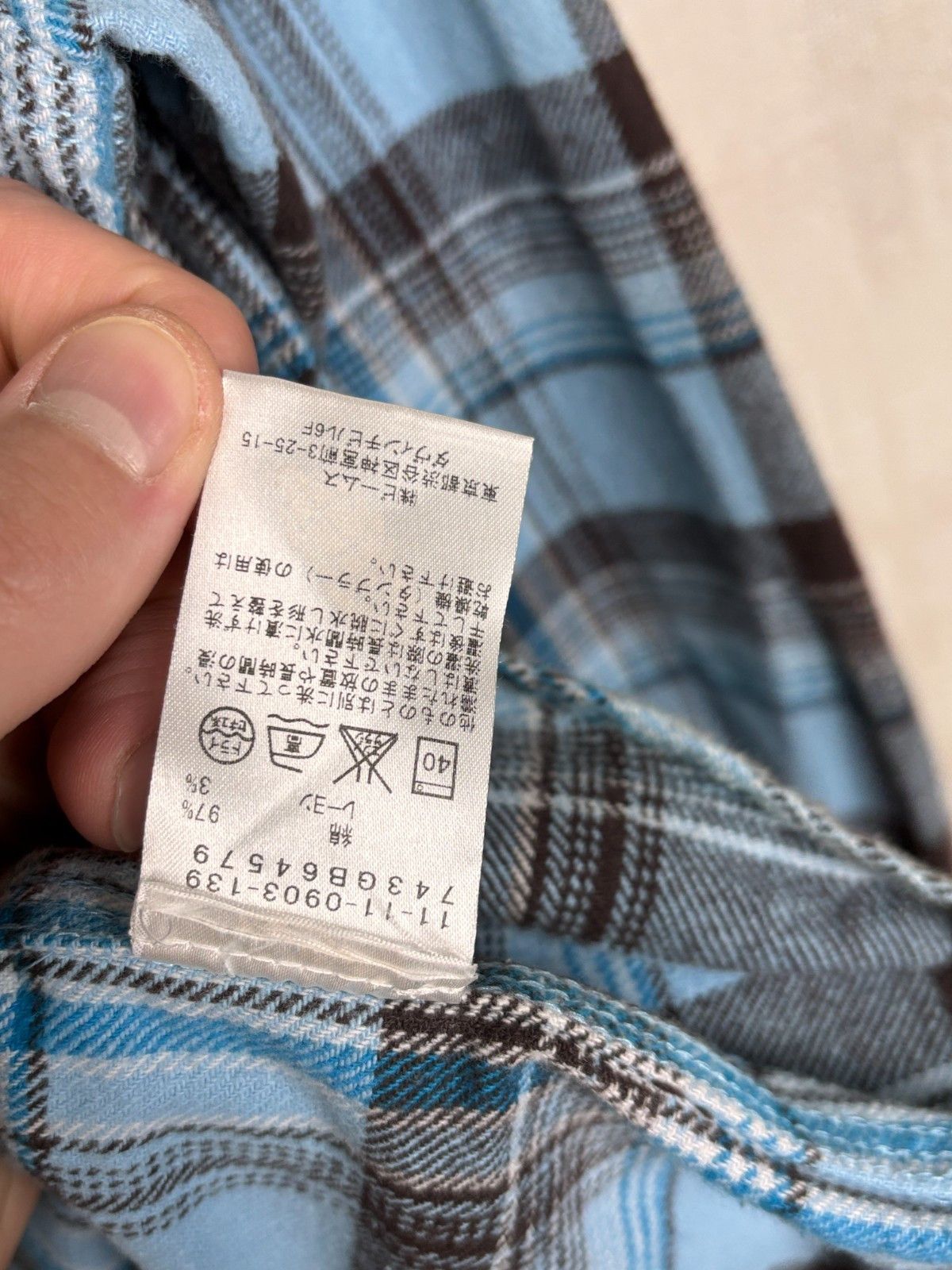 Beams Plus Beams Plus Flannel Shirt Pockets Size fits to M-L Size US M / EU 48-50 / 2 - 10 Thumbnail