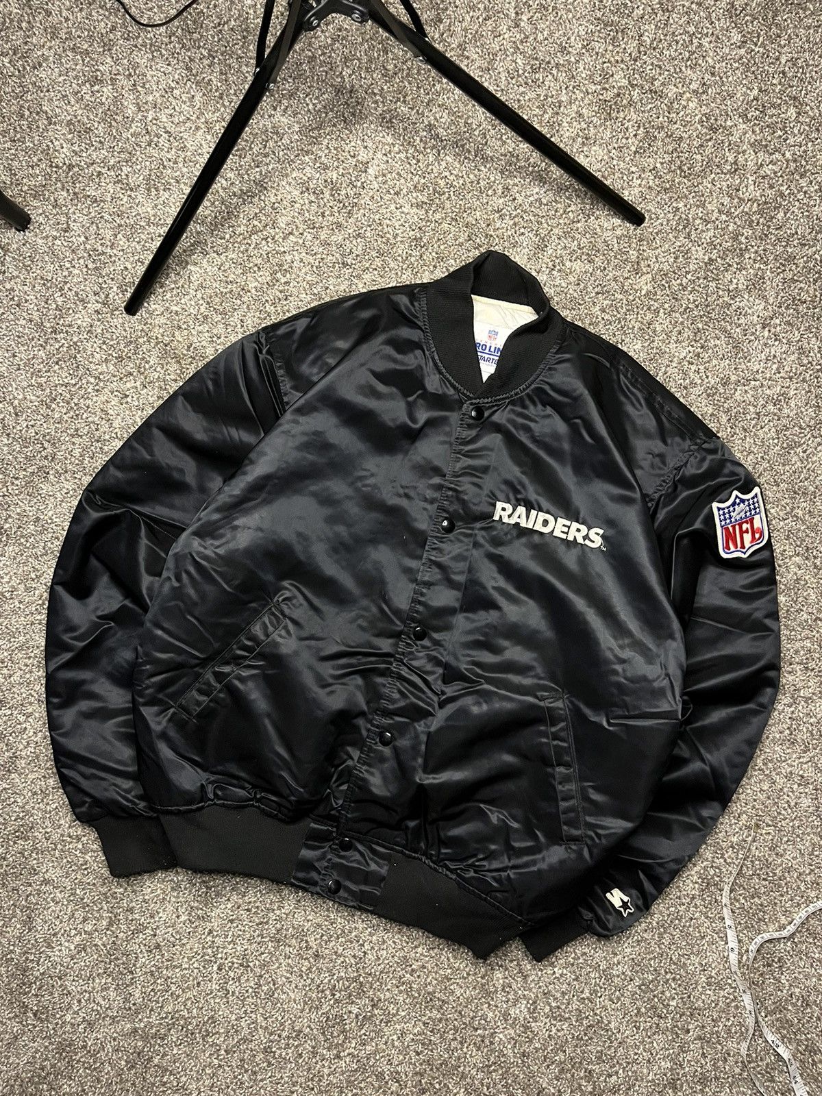 90s STARTER PRO LINE RAIDERS スタジャン USA製L 90s STARTER PRO LINE RAIDERS スタジャン USA製L