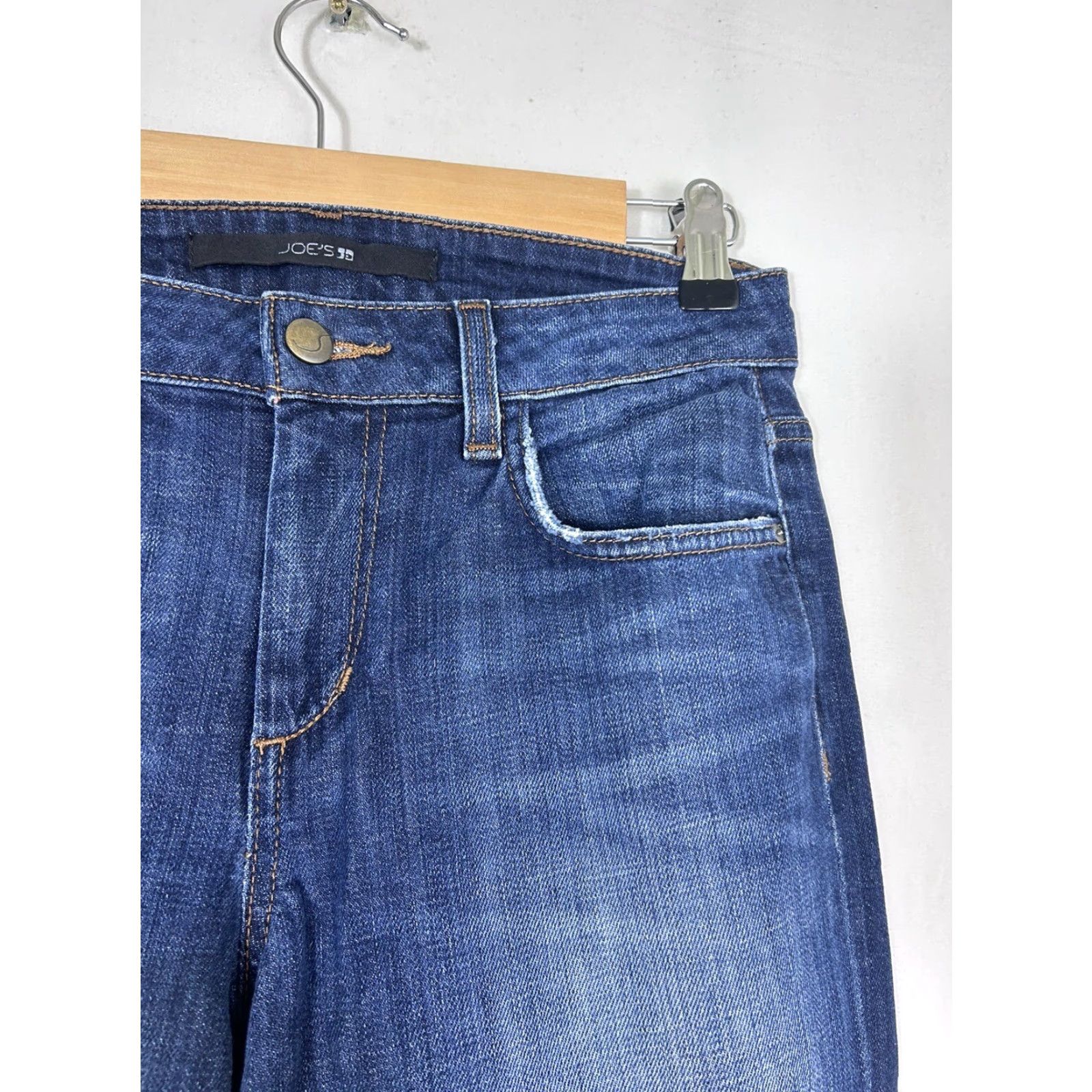 Vintage Joe's Jeans Visionaire Flare Bootcut Jeans Womens 26 Dark Wash 28x31 Stretch Denim Cotton Blend Regular Zip Size 26" / US 2 / IT 38 - 5 Thumbnail