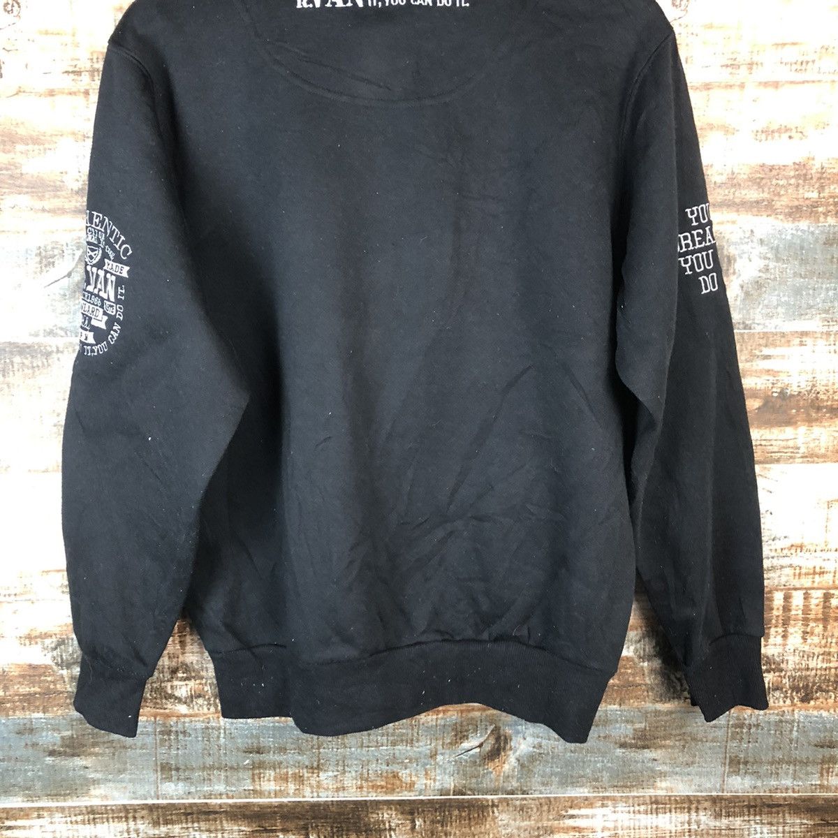 Japanese Brand × Van Mr Van vintage Black Sweatshirt #A2033 Size US M / EU 48-50 / 2 - 15 Thumbnail