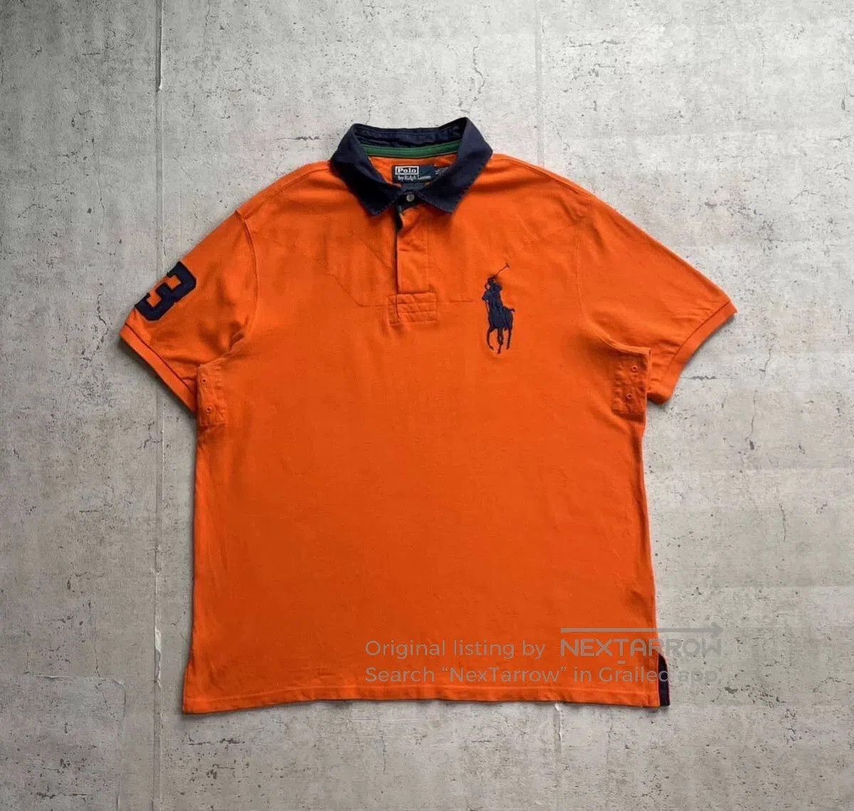 Vintage Polo Ralph Lauren Orange Polo Shirt.