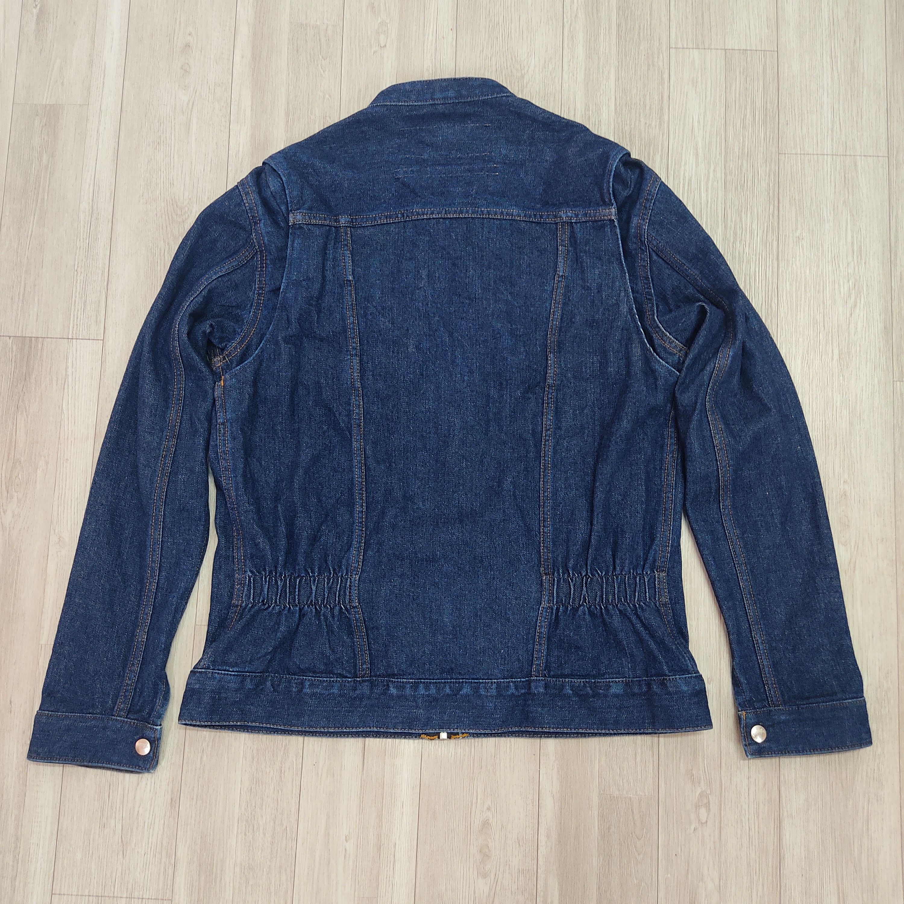 Japan Blue WRANGLER BLUE BELL Collarless Denim Jacket Size US M / EU 48-50 / 2 - 12 Thumbnail