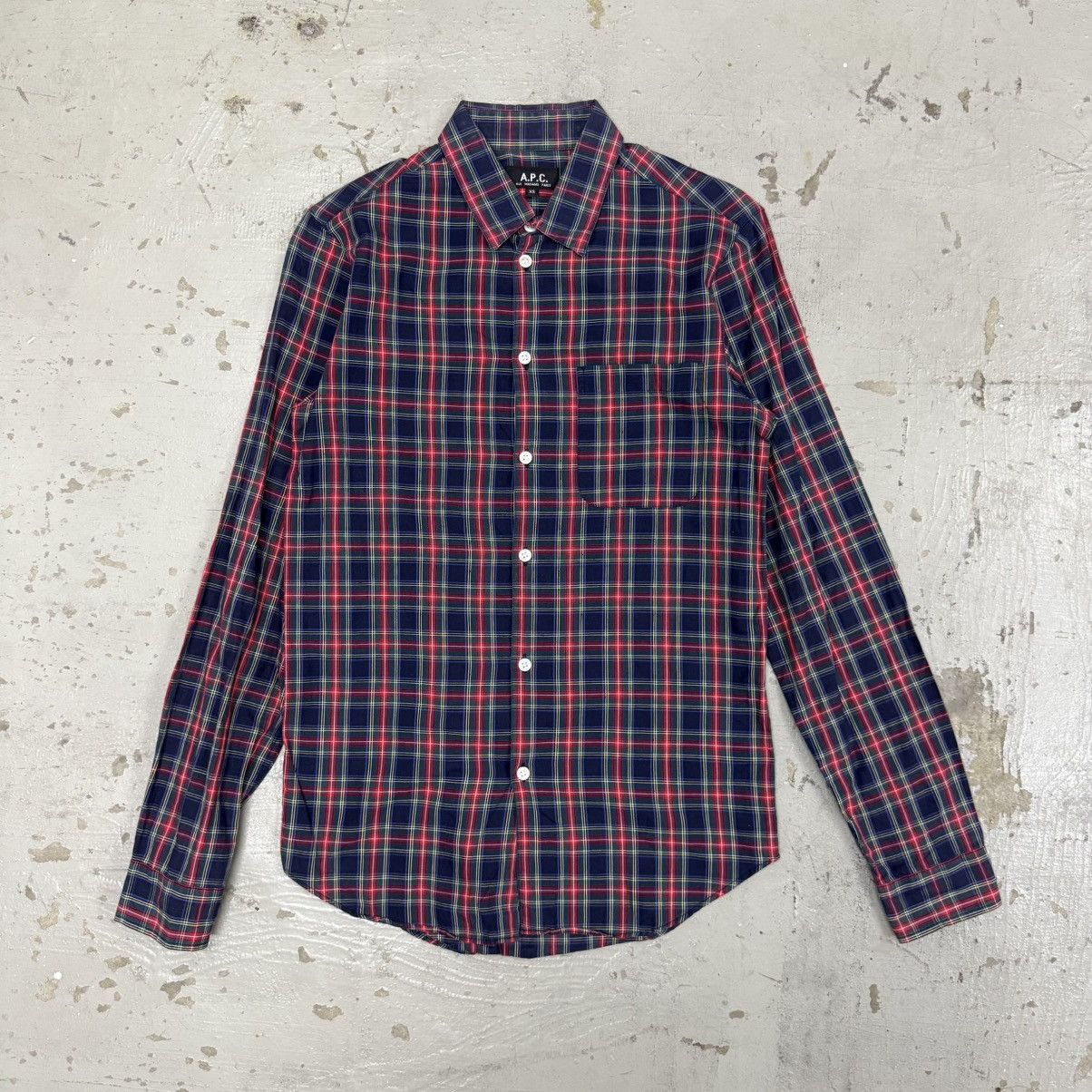 A.P.C. APC Flannel Button Ups Size US S / EU 44-46 / 1 - 1 Thumbnail