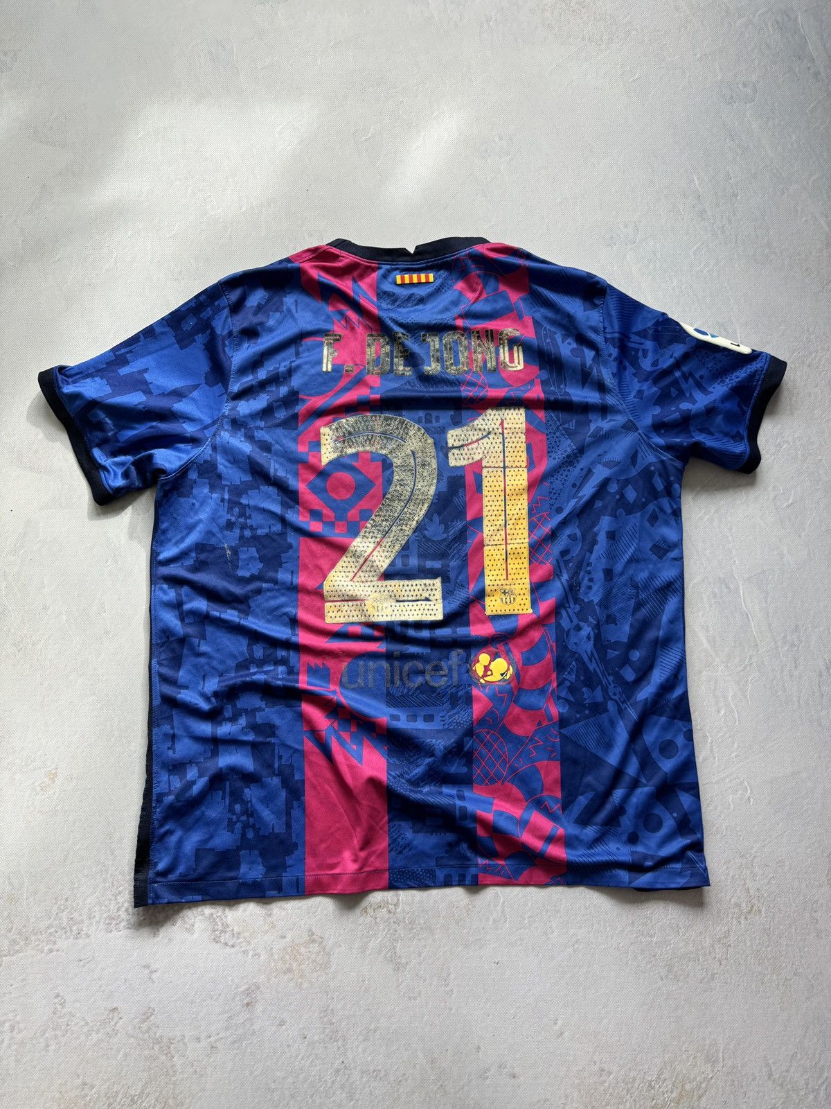 Nike Jersey Nike FC Barcelona Frankie De Jong 2021 Size US XL / EU 56 / 4 - 3 Thumbnail