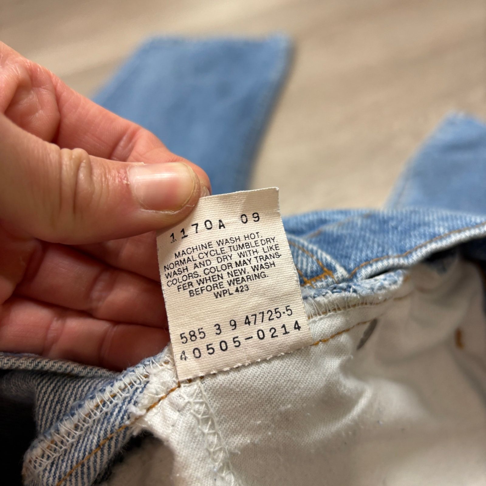 Levi's × Vintage Vintage 80s Levi's 505 Orange Tab Straight Leg Jeans 36x30 Size US 36 / EU 52 - 11 Thumbnail