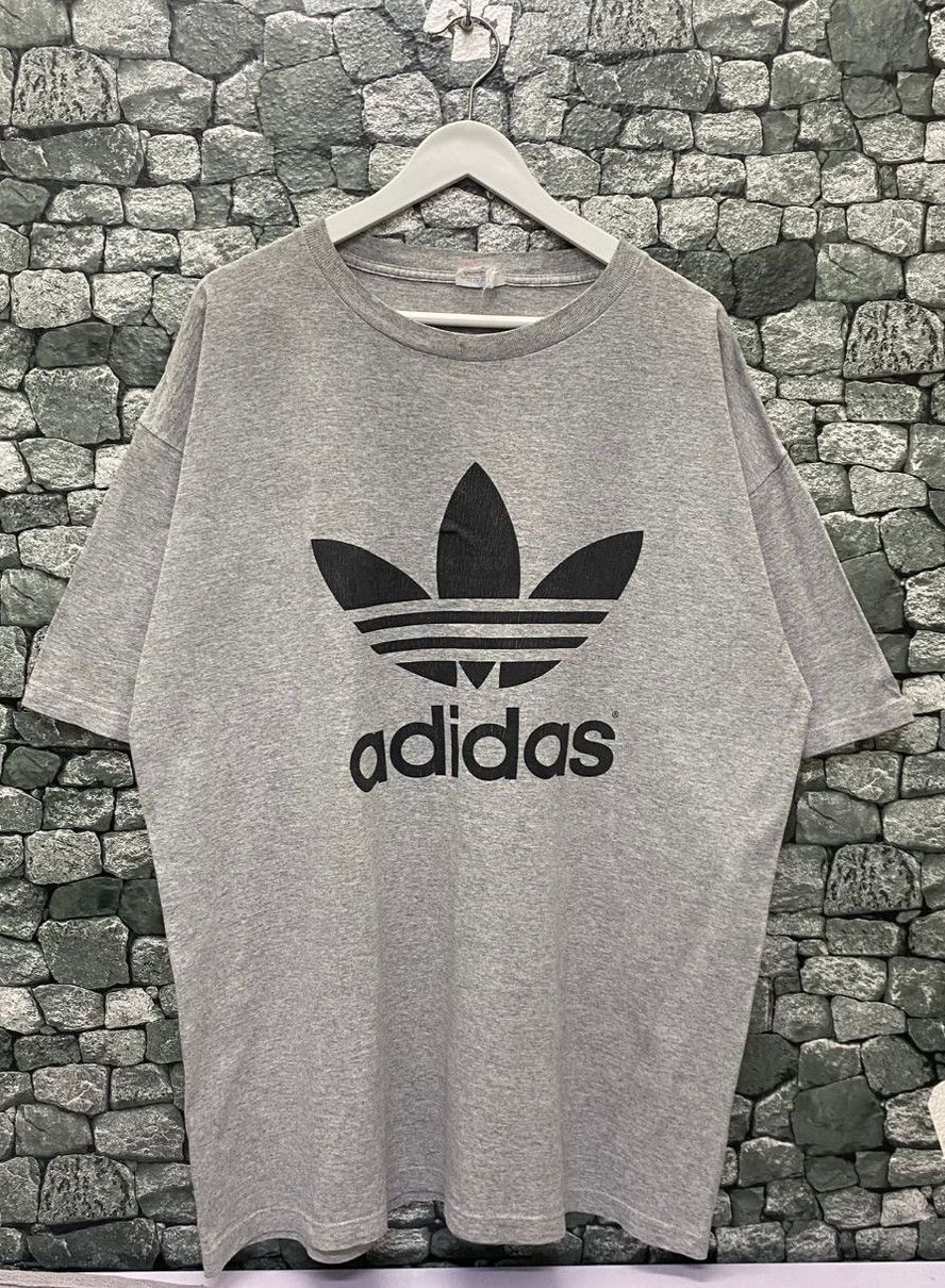 Adidas 💥 Best Offer💥 Vintage 90s Adidas Big Logo Tshirt Size US XL / EU 56 / 4 - 1 Thumbnail
