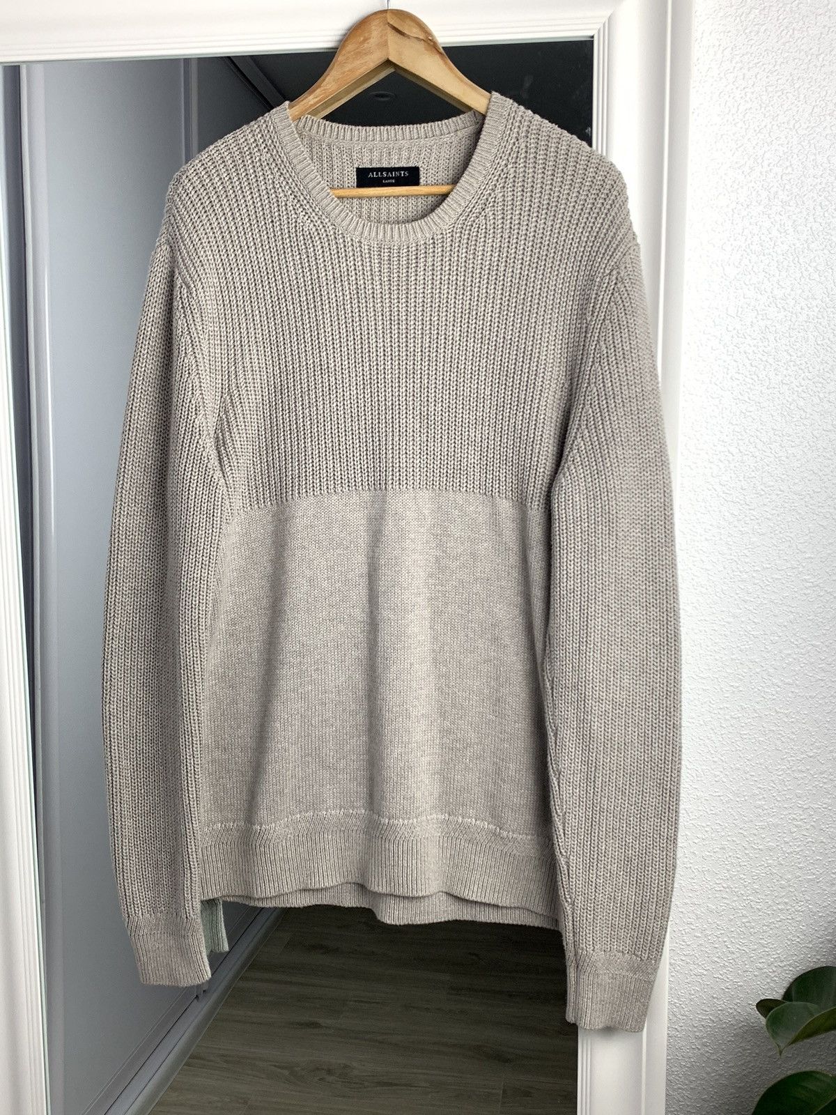 Allsaints Allsaints Cable Knit Sweater Avantgarde Knit Size L Size US L / EU 52-54 / 3 - 2 Thumbnail