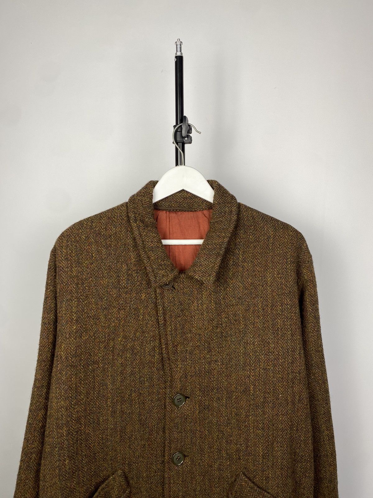 Harris Tweed × Japanese Brand Harris Tweed Men Classic Wool Coats Blazer Jacket Size US M / EU 48-50 / 2 - 2 Thumbnail