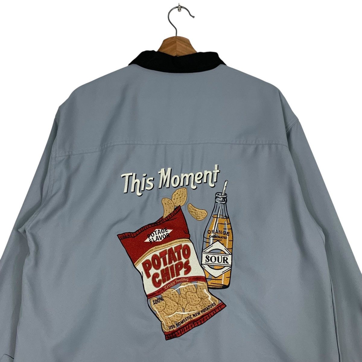 Japanese Brand BACK NUMBER Potato Chip Potage Flavor Shirt Jacket #1211-C55 Size US M / EU 48-50 / 2 - 2 Thumbnail