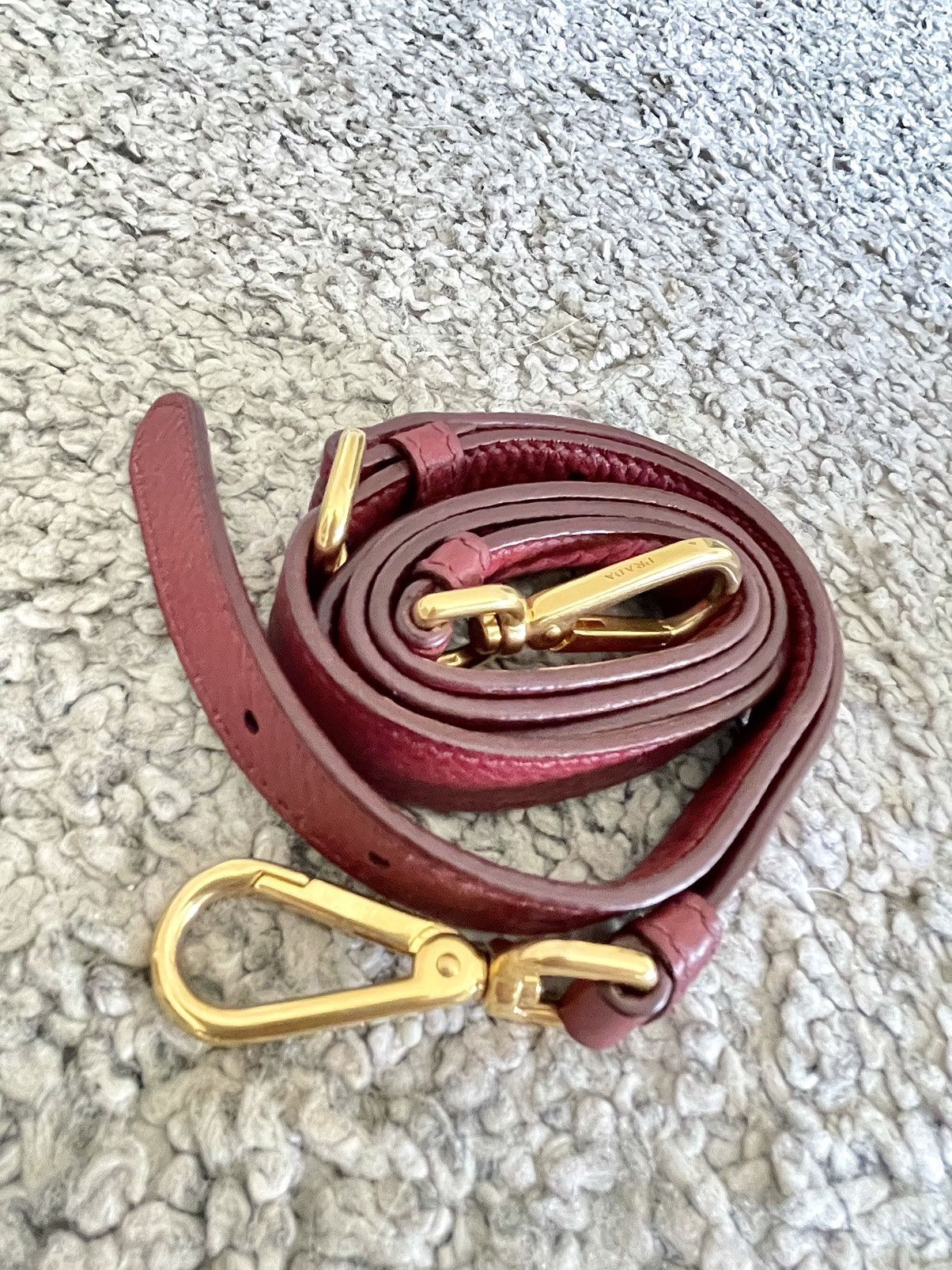 Prada Prada Tasche – Vitello Daino – Rot/Bordeaux Size ONE SIZE - 4 Thumbnail