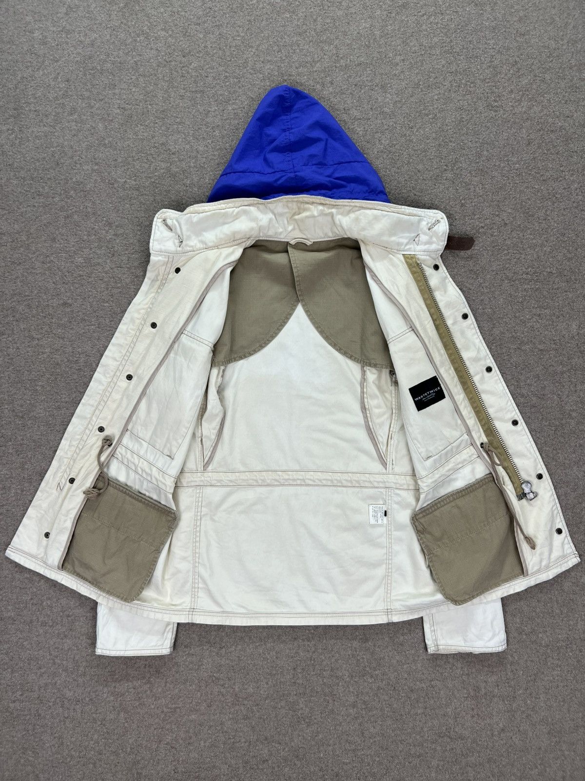 Waste(twice) Waste Twice Dirty Hooded Jacket Size US S / EU 44-46 / 1 - 8 Thumbnail