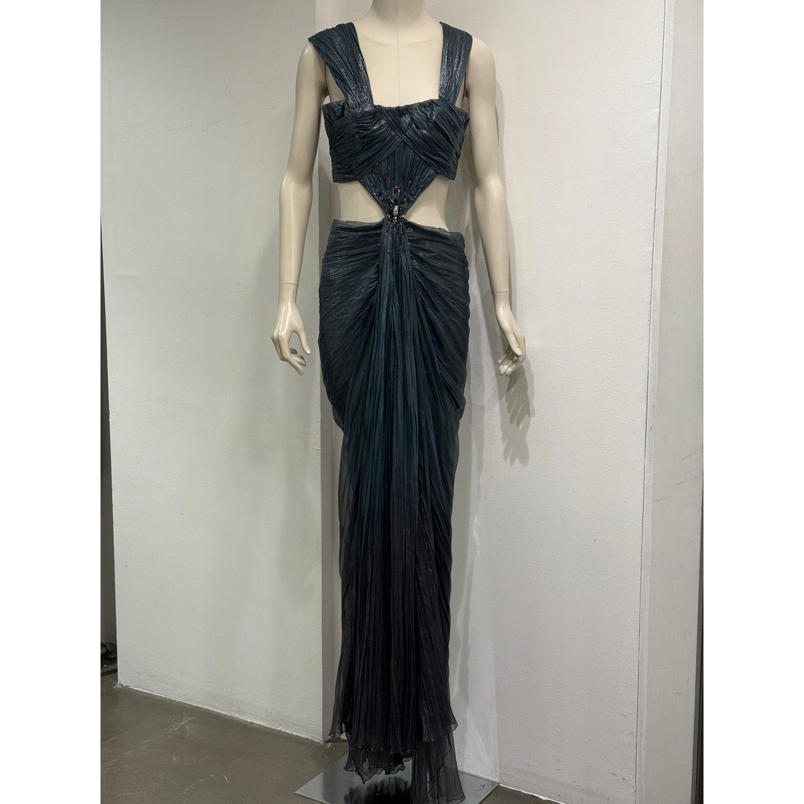 Roberto Cavalli 2012 Roberto Cavalli long evening dress Size M / US 6-8 / IT 42-44 - 2 Thumbnail