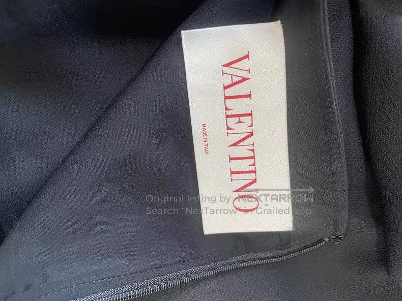 Valentino Valentino Silk wool black dress Size XXL / US 16-18 / IT 52-54 - 3 Thumbnail