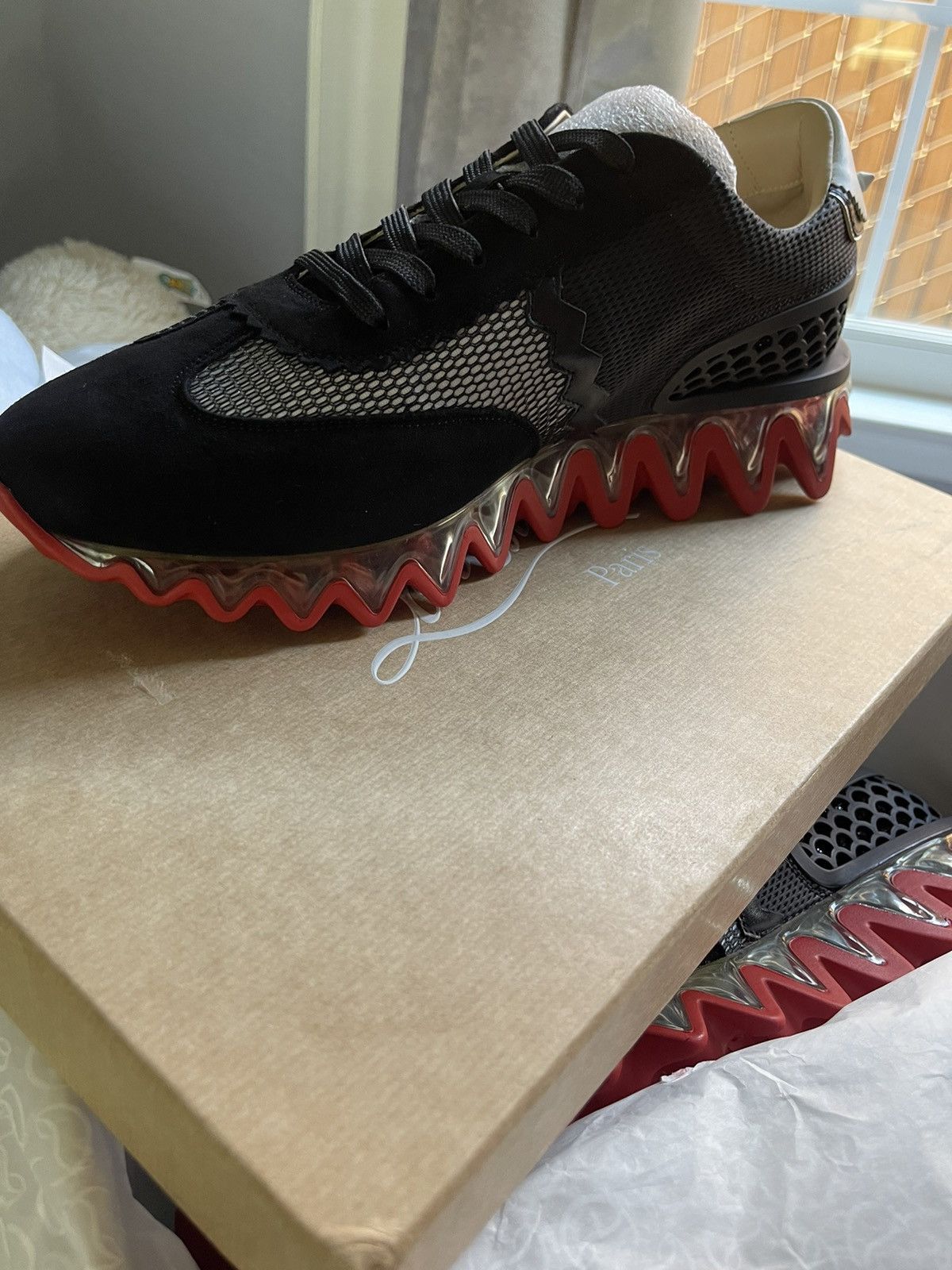 Christian Louboutin LOUBISHARK FLAT Size US 10.5 / EU 43-44 - 1 Thumbnail