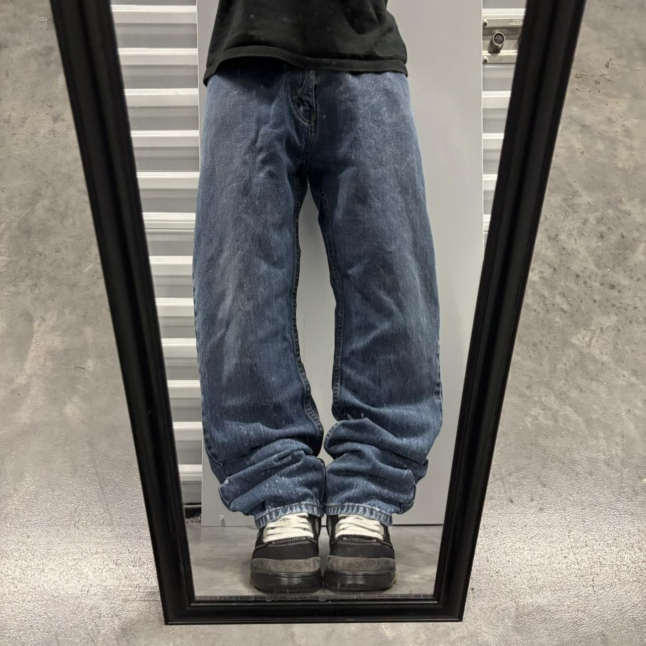 Levi's × Vintage Crazy Vintage Y2K/2000s Grunge Dark Wash Levi’s Denim Jeans! Size US 34 / EU 50 - 1 Thumbnail