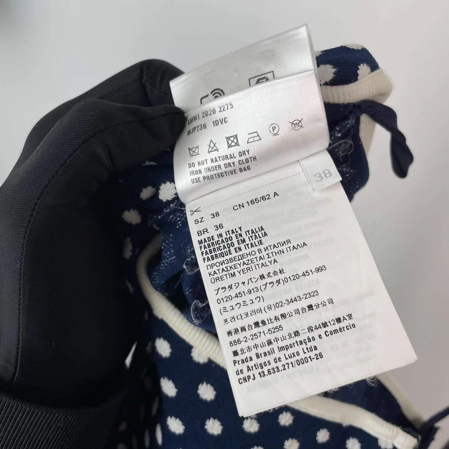 Miu Miu Miu Miu blue & white colorblock pants 38 Size 26" / US 2 / IT 38 - 6 Thumbnail