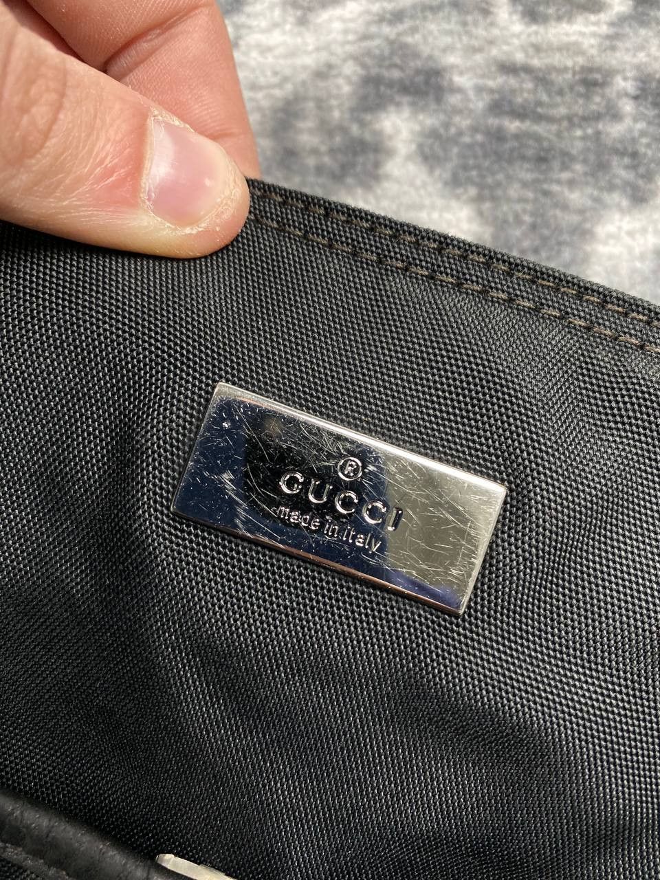 Gucci Gucci Nylon Messenger Bag Men Black Size ONE SIZE - 6 Thumbnail