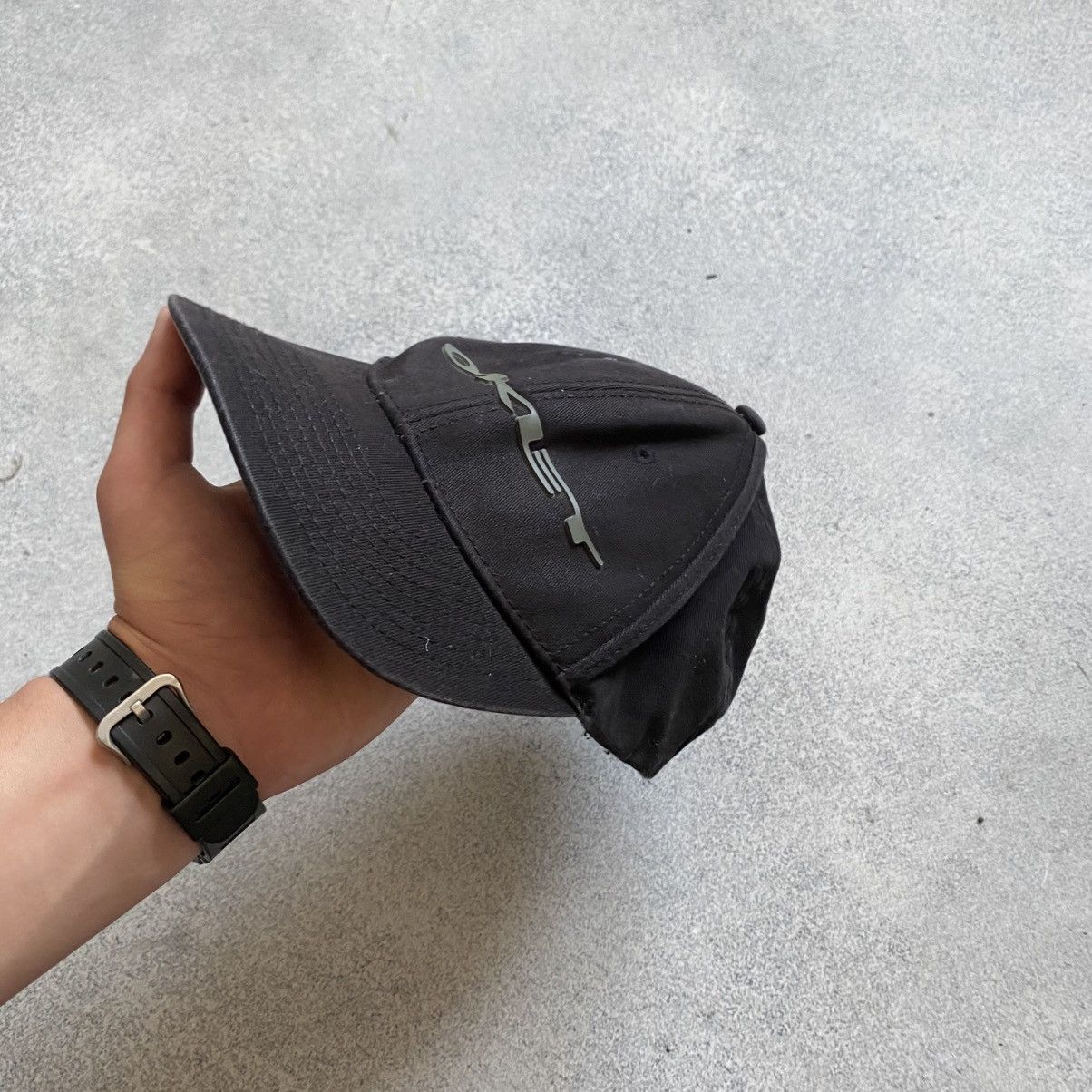 Oakley Vintage Oakley Cap Black Embroidered Logo Y2K Streetwear Size ONE SIZE - 3 Thumbnail