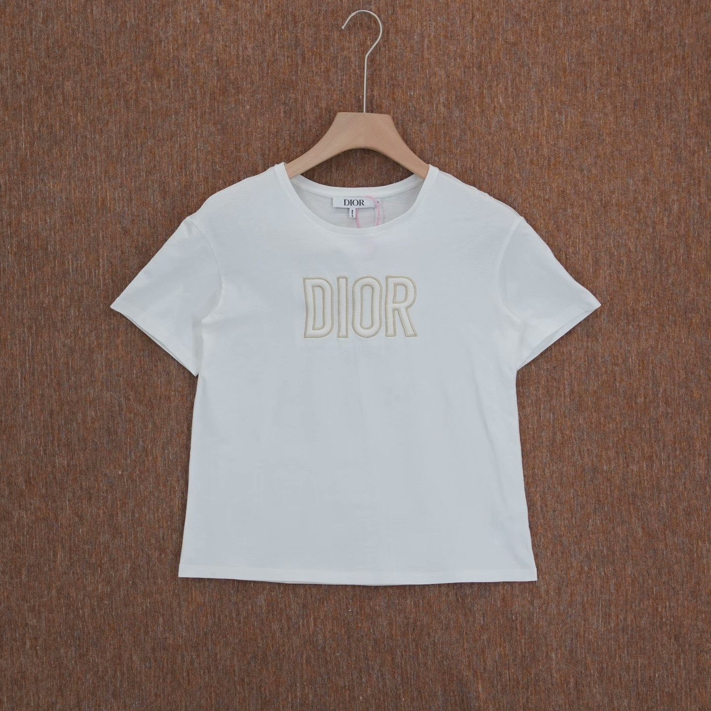 Dior Dior Knit Cotton Beige T-Shirt 13 Women Size XS / US 0-2 / IT 36-38 - 1 Thumbnail