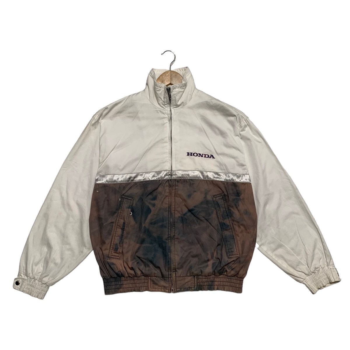 Honda Honda Big Logo Acid Wash Jacket Size US L / EU 52-54 / 3 - 1 Thumbnail