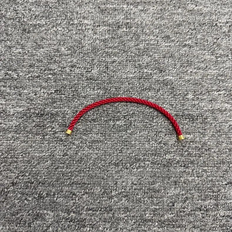 Vintage Fred Red Braided Rope Bracelet. Size ONE SIZE - 1 Thumbnail