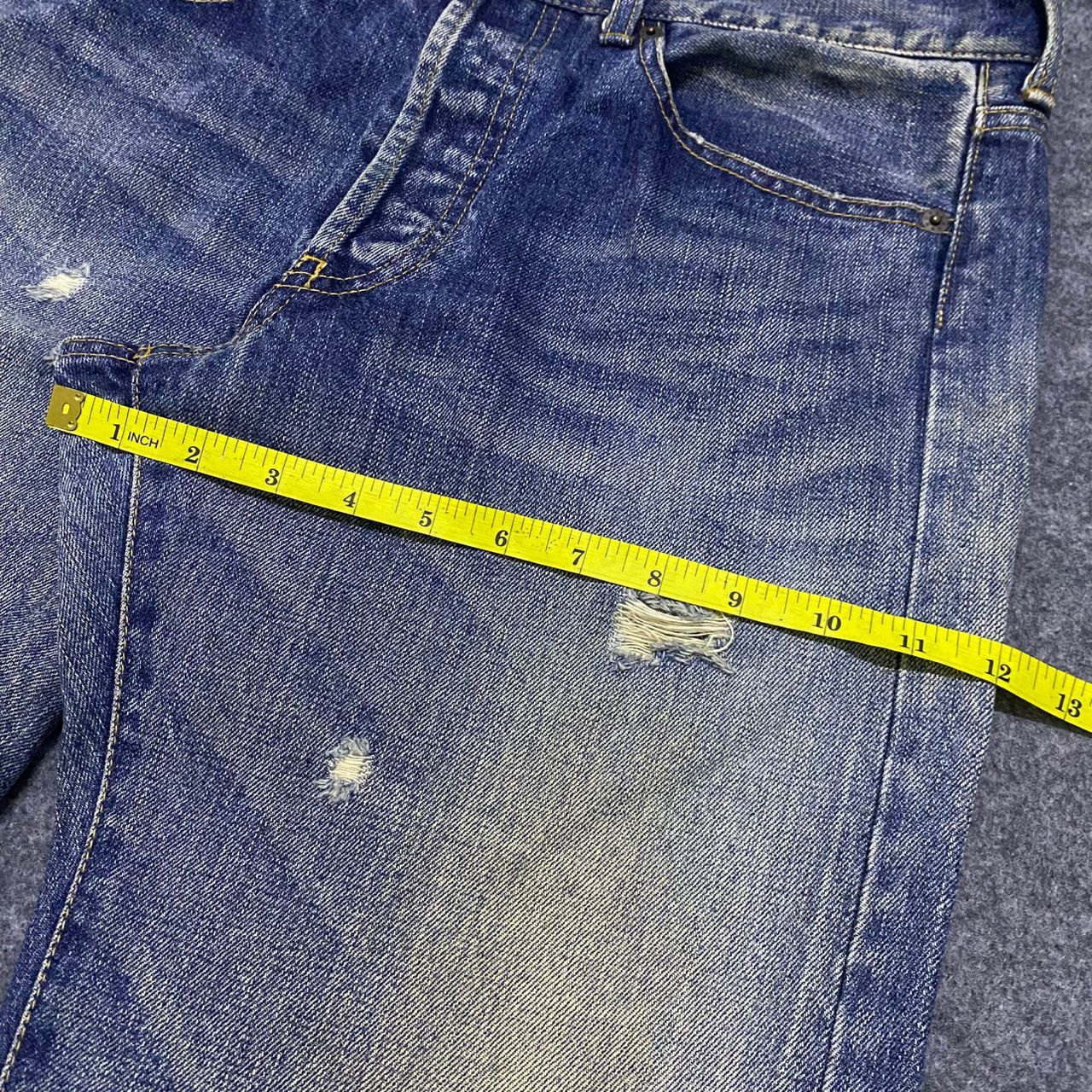 Takeo Kikuchi 💥Best Offer💥Vintage Takeo Kikuchi Distressed Denim Size US 34 / EU 50 - 4 Thumbnail