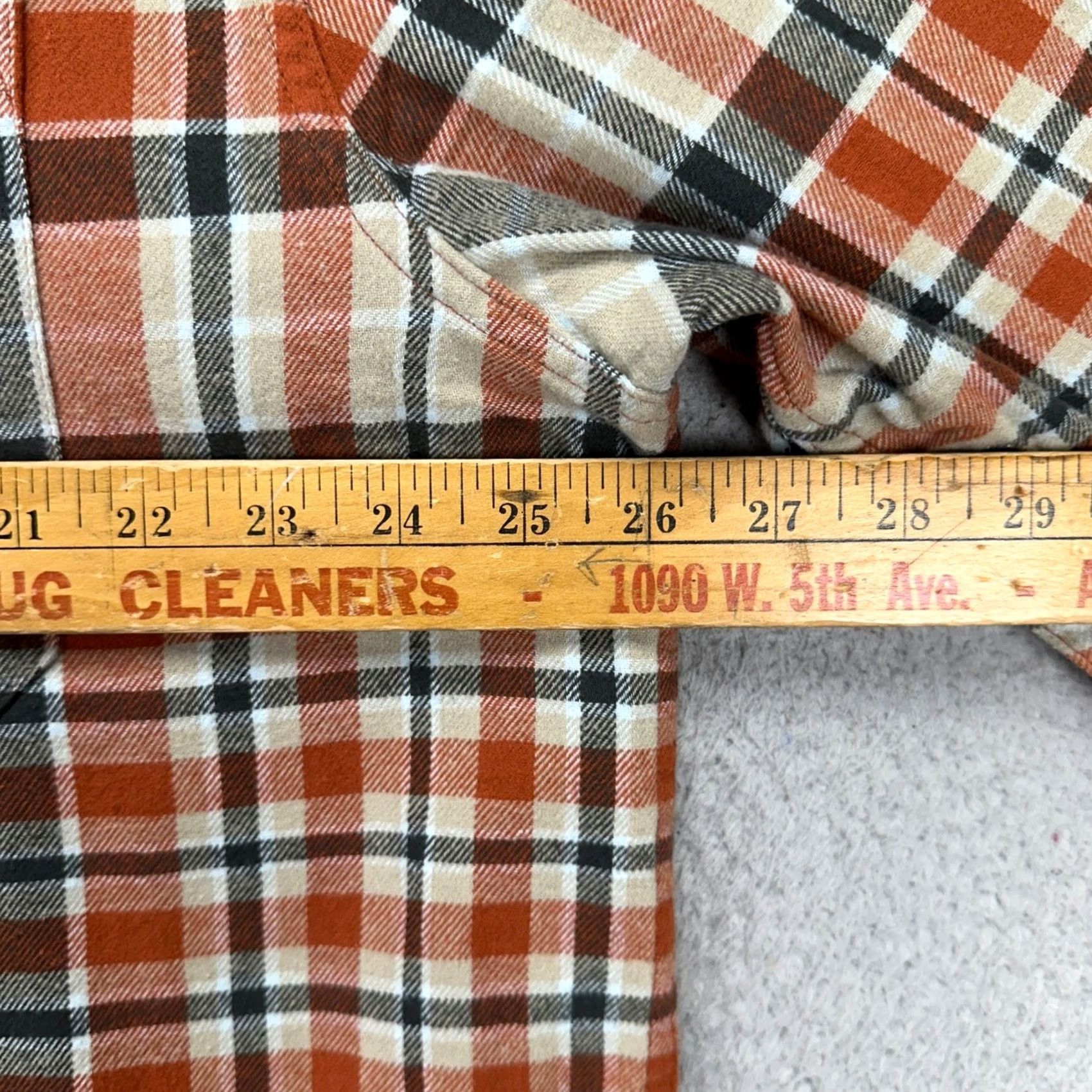 Eddie Bauer Eddie Bauer Mens Flannel Shirt 2XL Brown Gray Plaid Button Up Long Sleeve NEW Size US XXL / EU 58 / 5 - 6 Thumbnail