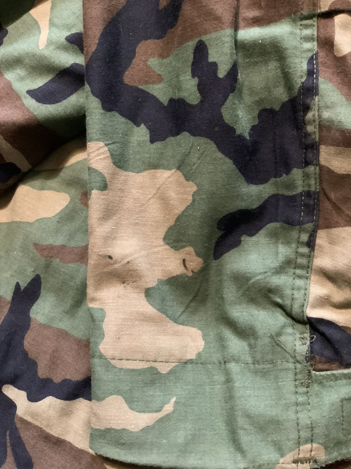 Vintage Vintage US Army Woodland Camo 1st Infantry Field Jacket Size US S / EU 44-46 / 1 - 9 Thumbnail