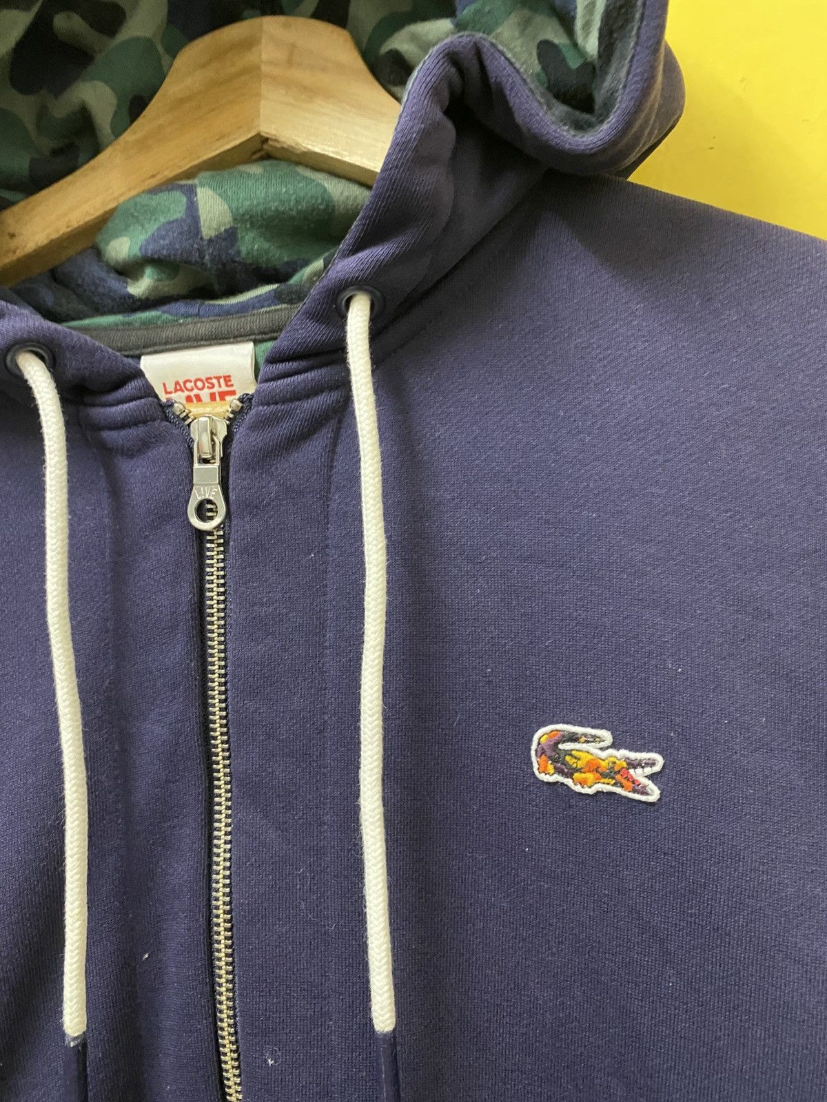 Lacoste Lacoste Hoodie Zipper Small Logo Blue Black Colour Size US M / EU 48-50 / 2 - 3 Thumbnail