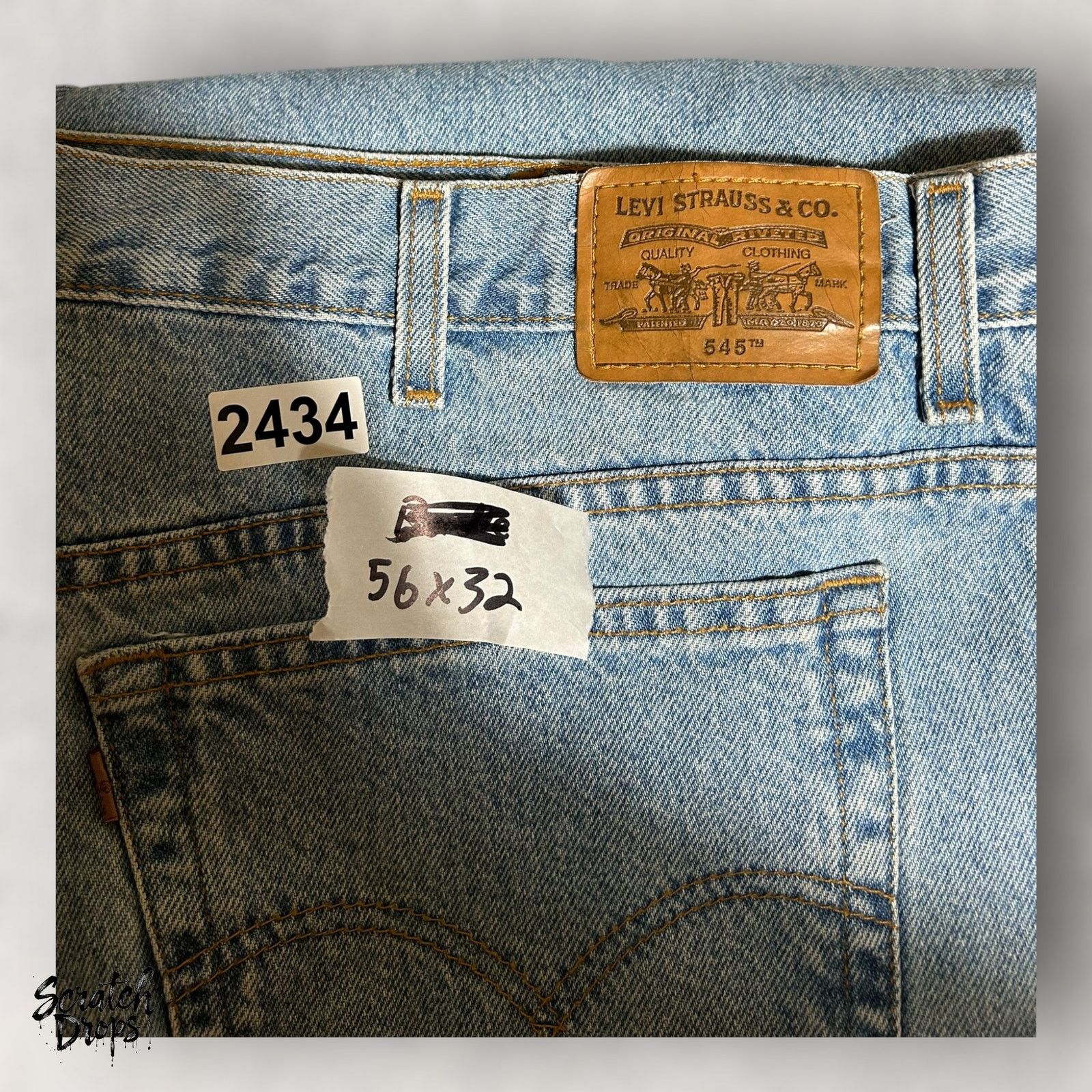 Levi's Vintage Levi's Signature 545 Men's Jeans Deadstock W56 L32 Size US 38 / EU 54 - 1 Thumbnail