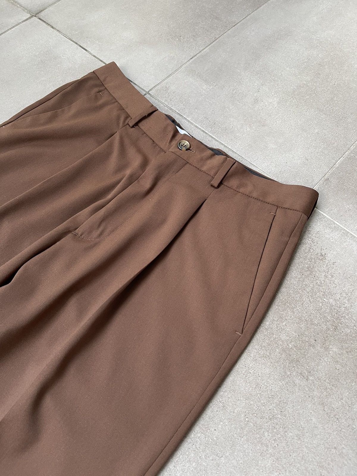 Han Kjobenhavn !DS! AW22 Han Kjobenhavn Boxy Suit Brown Casual Pants Size US 32 / EU 48 - 14 Thumbnail