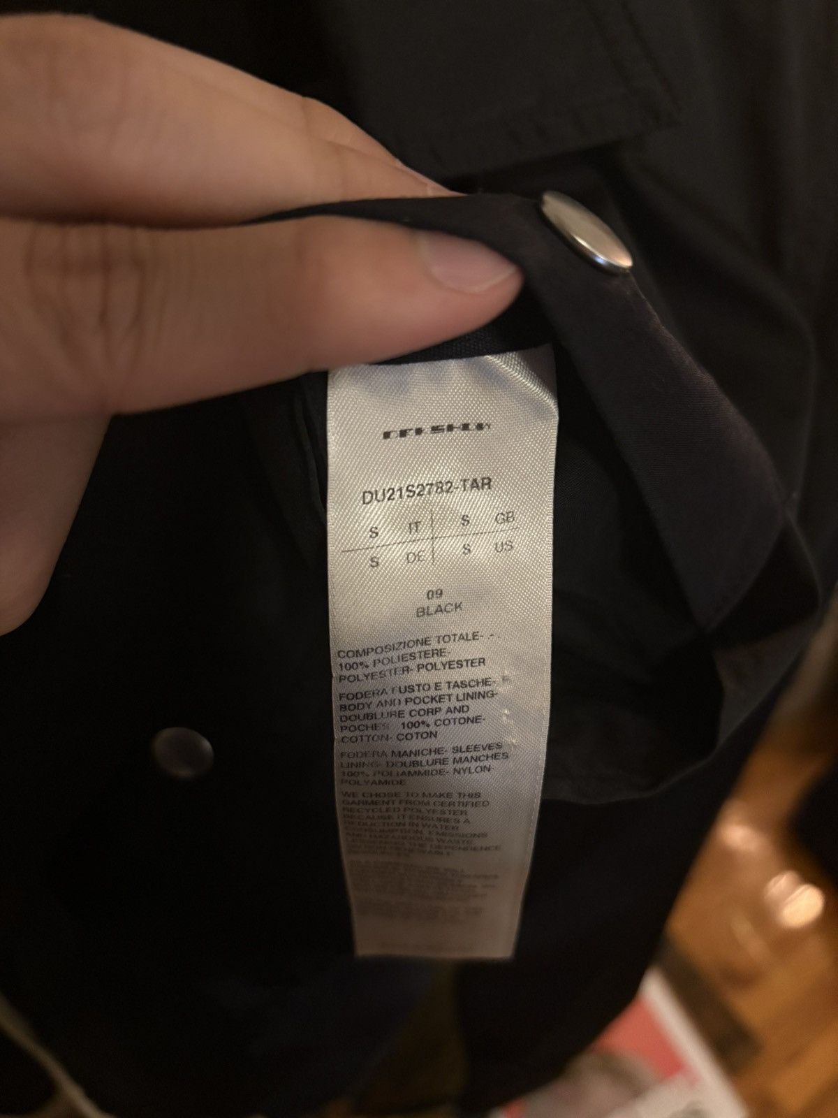 Rick Owens Drkshdw Black Shirt Jacket Size US S / EU 44-46 / 1 - 8 Thumbnail