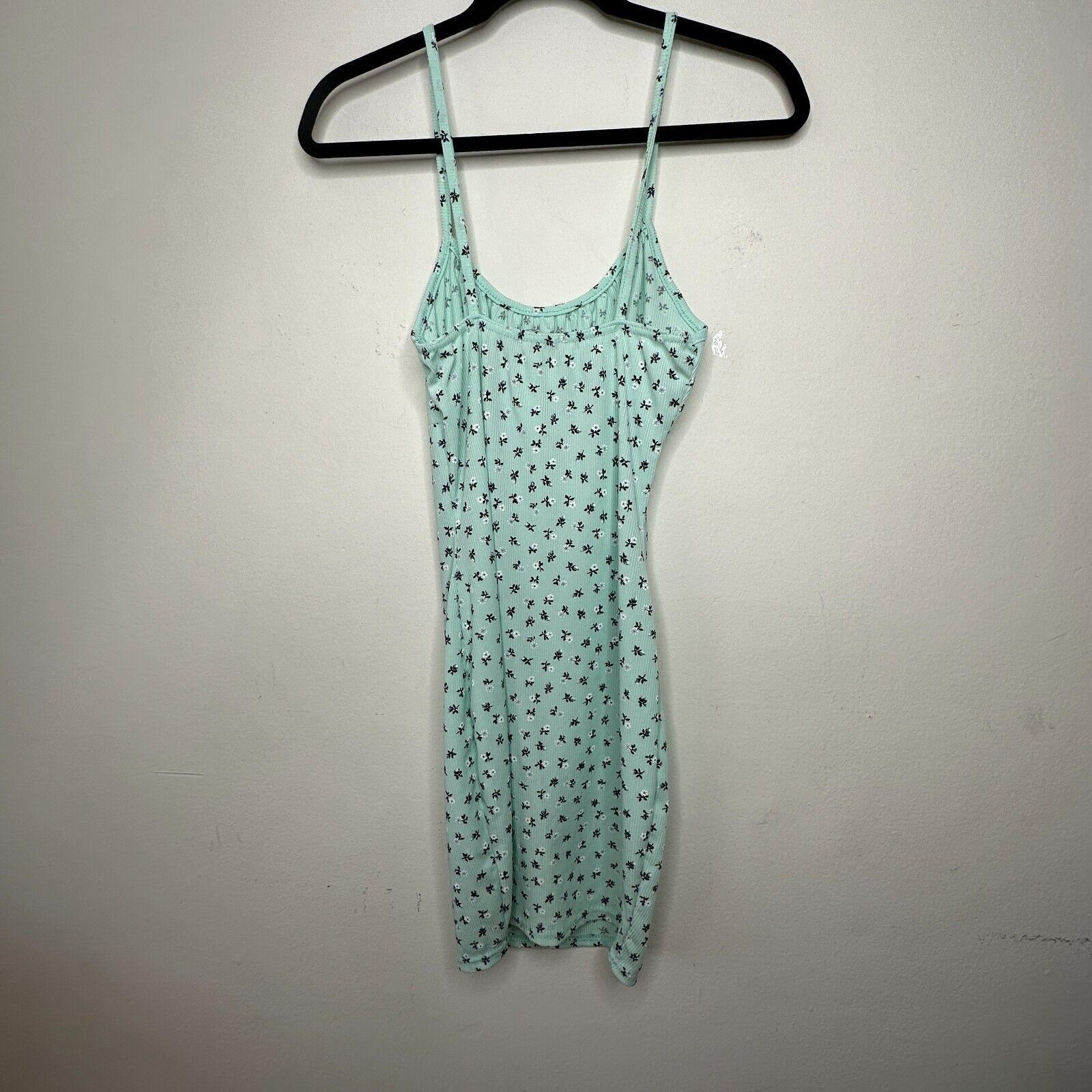 Boohoo boohoo Ditsy Mint Floral Rouched Bust Spaghetti Strap Mini 6 Size M / US 6-8 / IT 42-44 - 6 Thumbnail