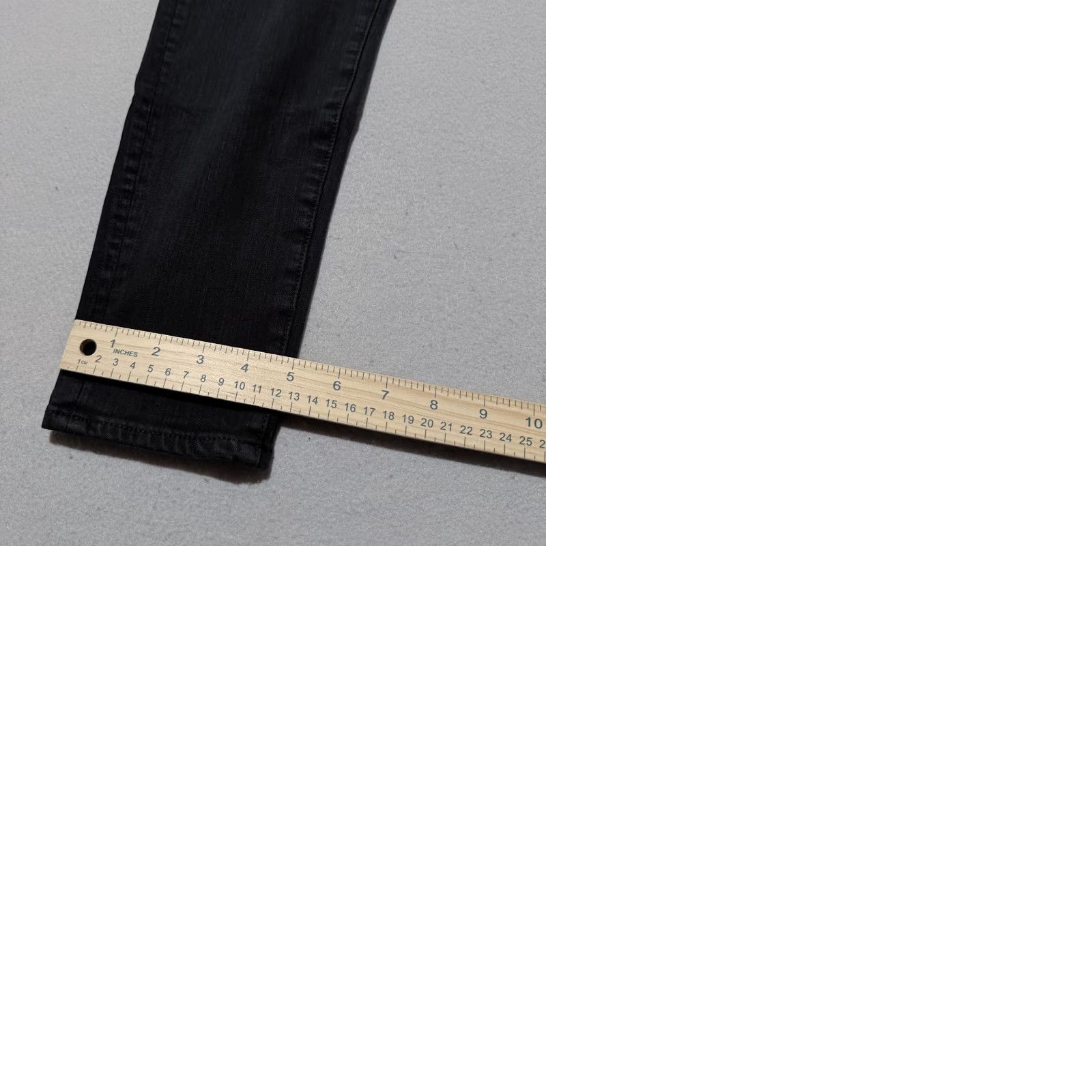 American Eagle Outfitters American Eagle Hi-Rise Jegging Jeans Women's Black Denim Super Stretch - 12 Size 34" / US 12 / IT 48 - 10 Thumbnail