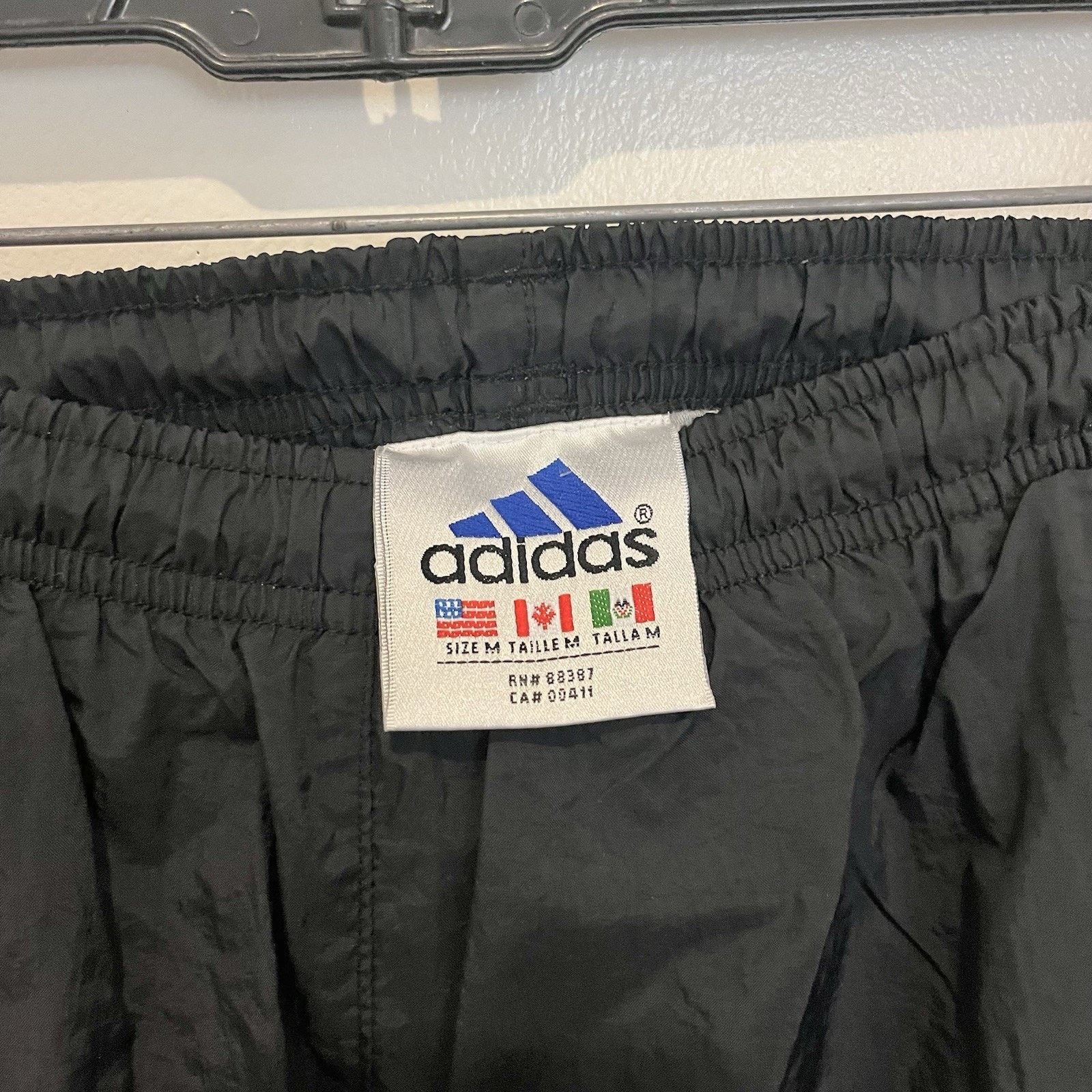 Adidas 1990s Adidas Track Pants Lined Firebird VTG 3 Stripe M Size US 32 / EU 48 - 5 Thumbnail