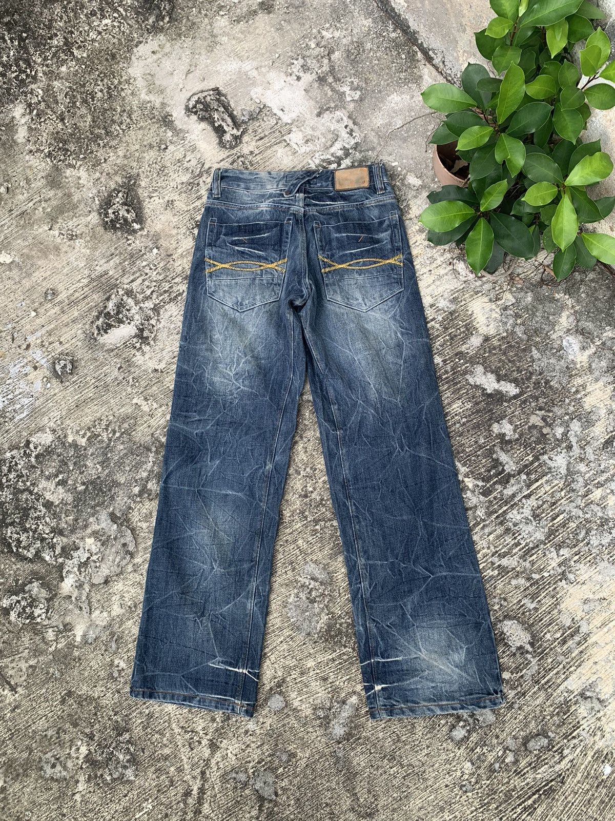 If Six Was Nine × Indian Motorcycle × Le Grande Bleu (L.G.B.) Indian motercycles jeans Size 27" / US 4 / IT 40 - 12 Thumbnail