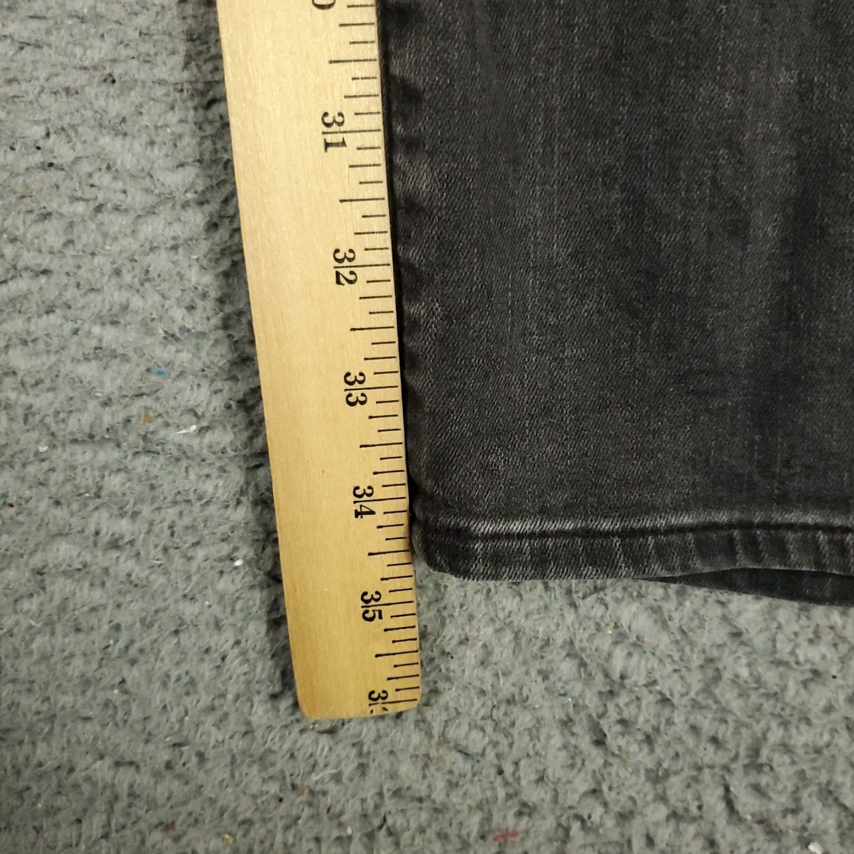Vintage AG Adriano Goldschmied Jeans Mens 30x34 Gray The Stockton Skinny Size US 30 / EU 46 - 5 Thumbnail