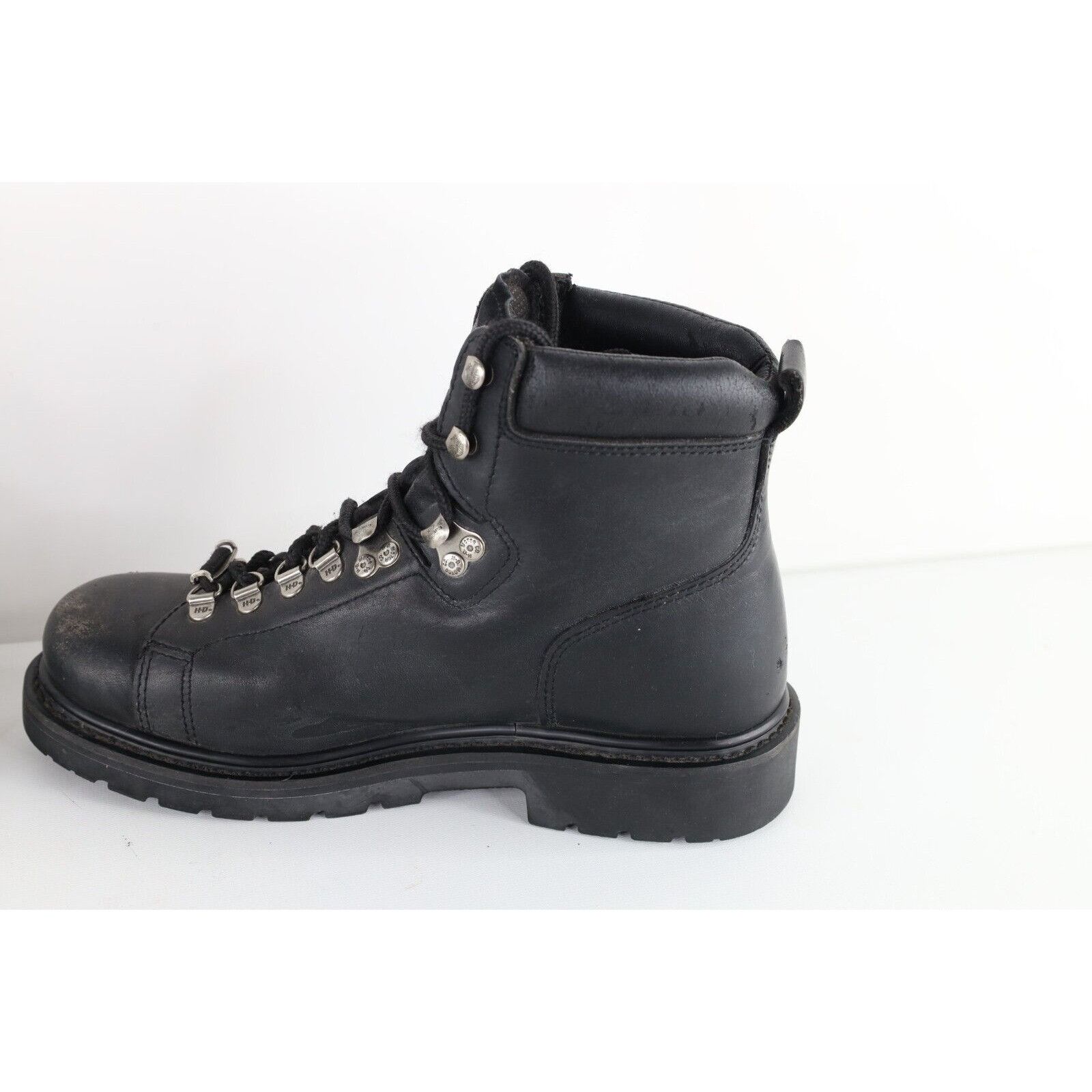 Harley Davidson × Vintage Vintage 90s Harley Davidson Distressed Leather Boots Size US 8 / IT 38 - 9 Thumbnail